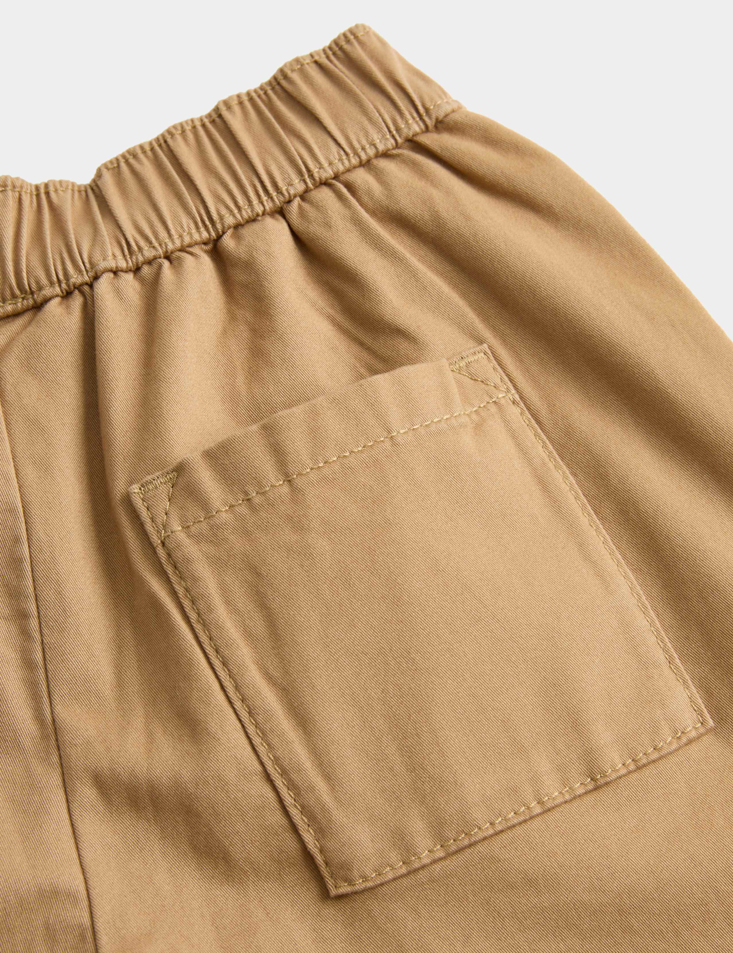 Woven Cotton Rich Balloon Leg Trousers (2-8 Yrs) 2 of 2