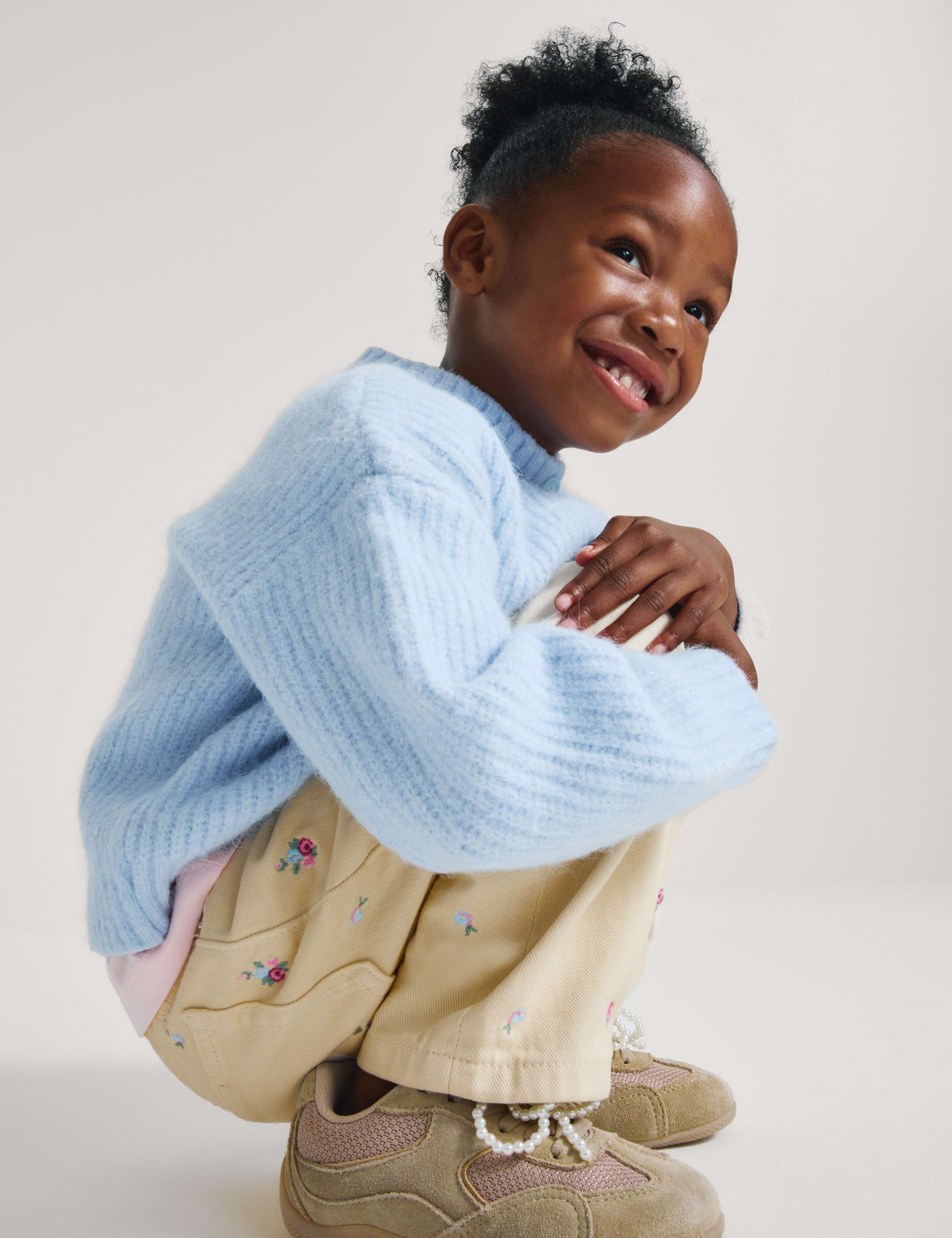 Barrel Denim Embroidered Jeans (2-8 Yrs) 3 of 7