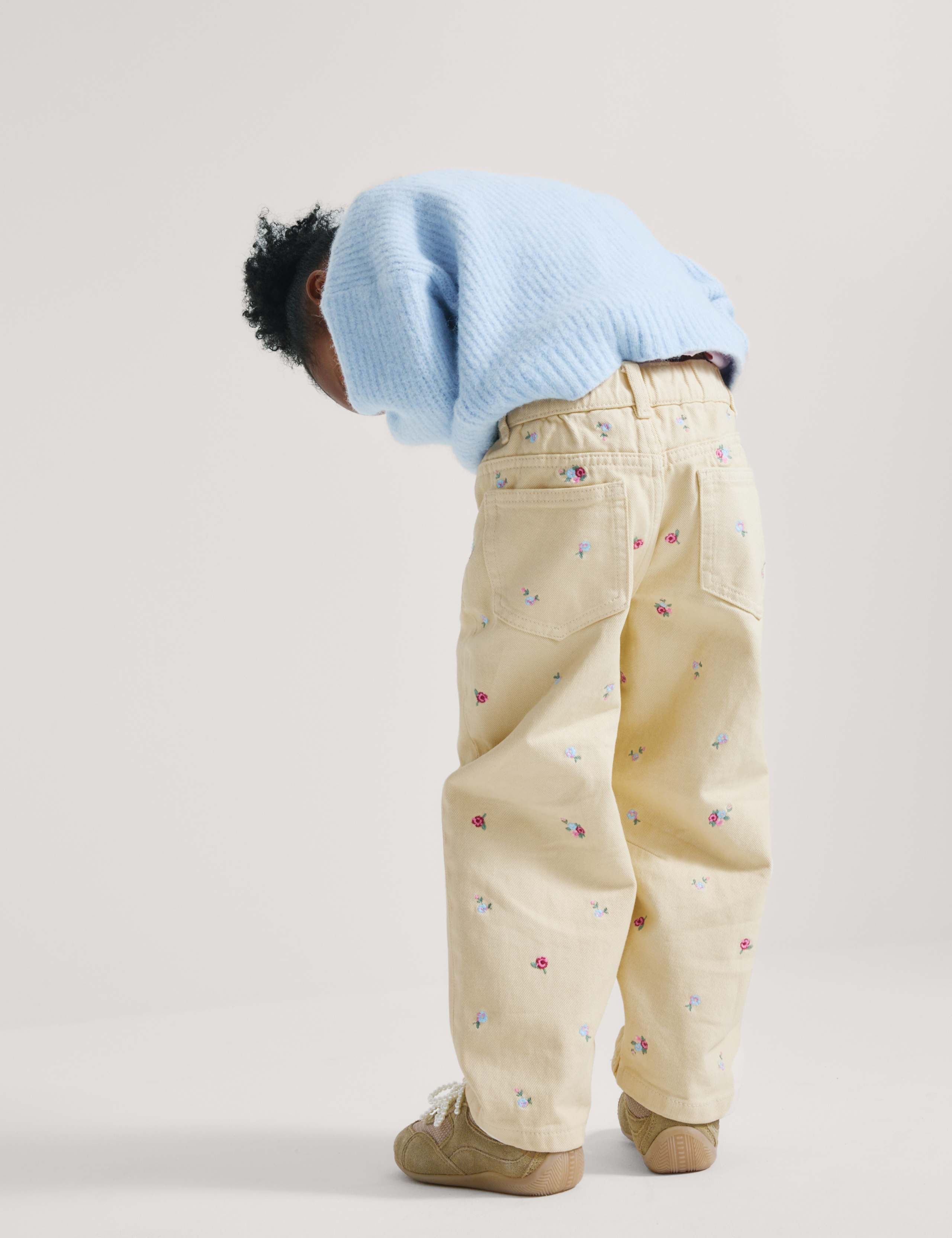 Barrel Denim Embroidered Jeans (2-8 Yrs) 4 of 7