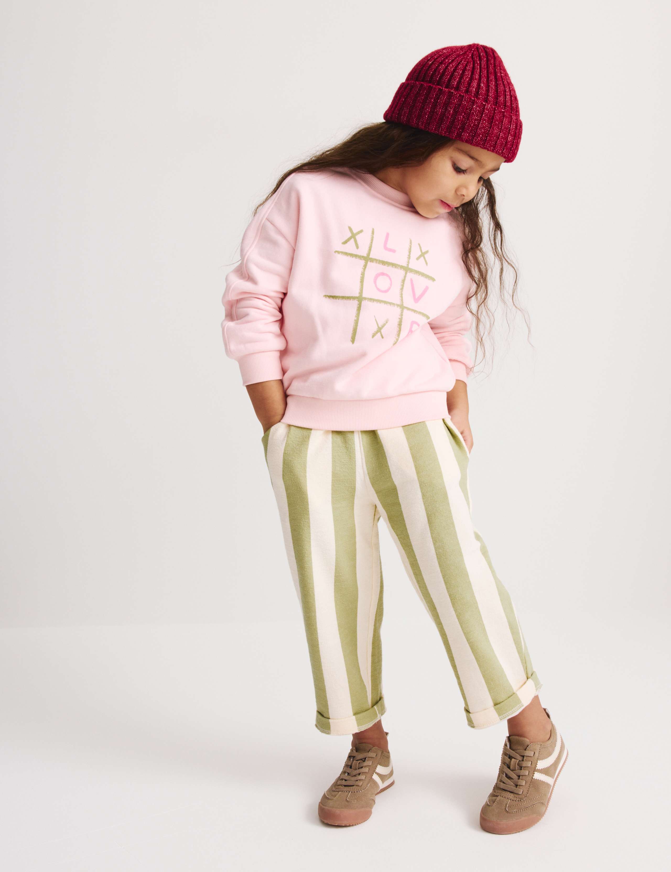 2 Piece Cotton Rich Striped Top & Trousers Outfit (12 Months-8 Years) 7 of 7