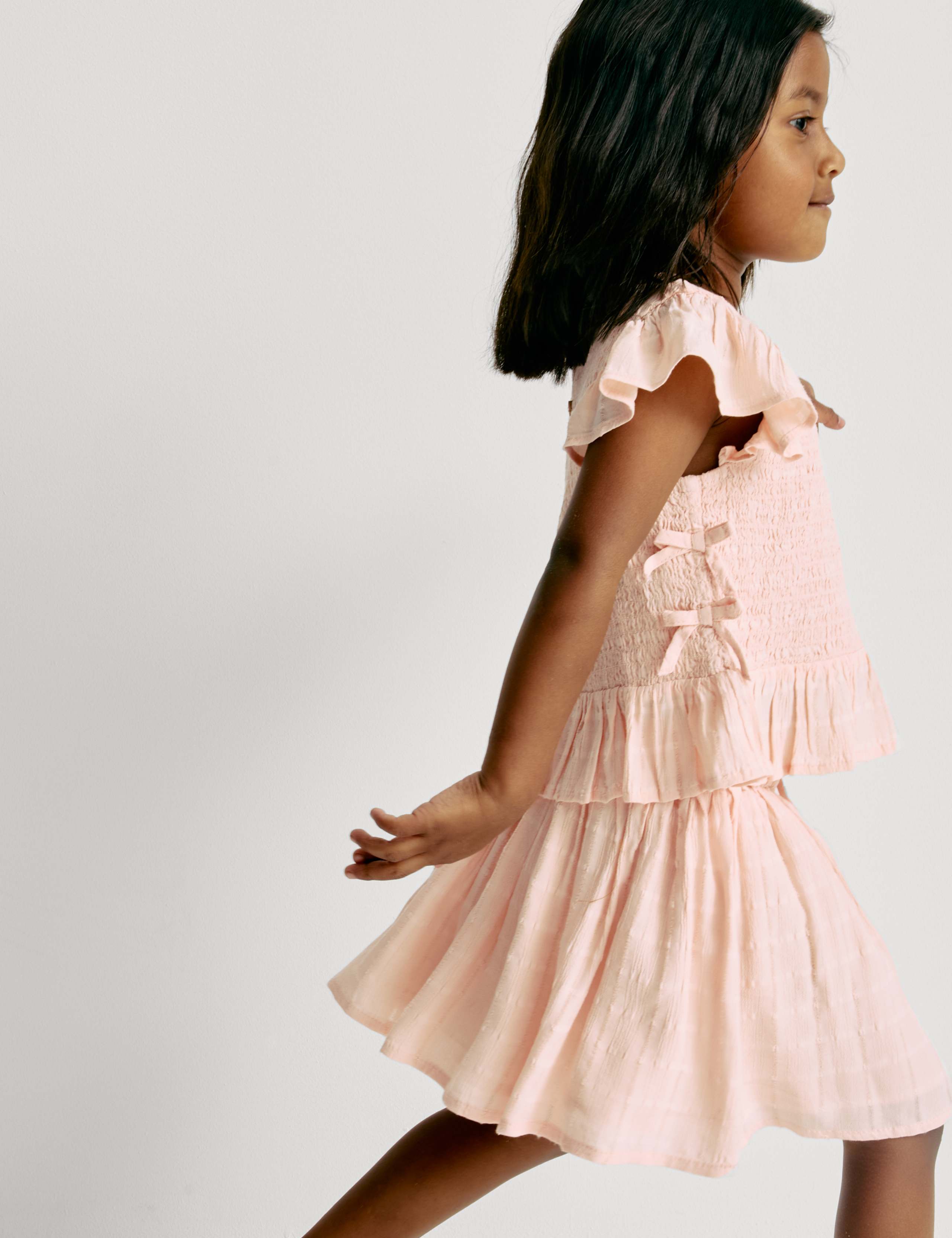 Textured Woven Mini Skirt (2-8 Yrs) 4 of 5