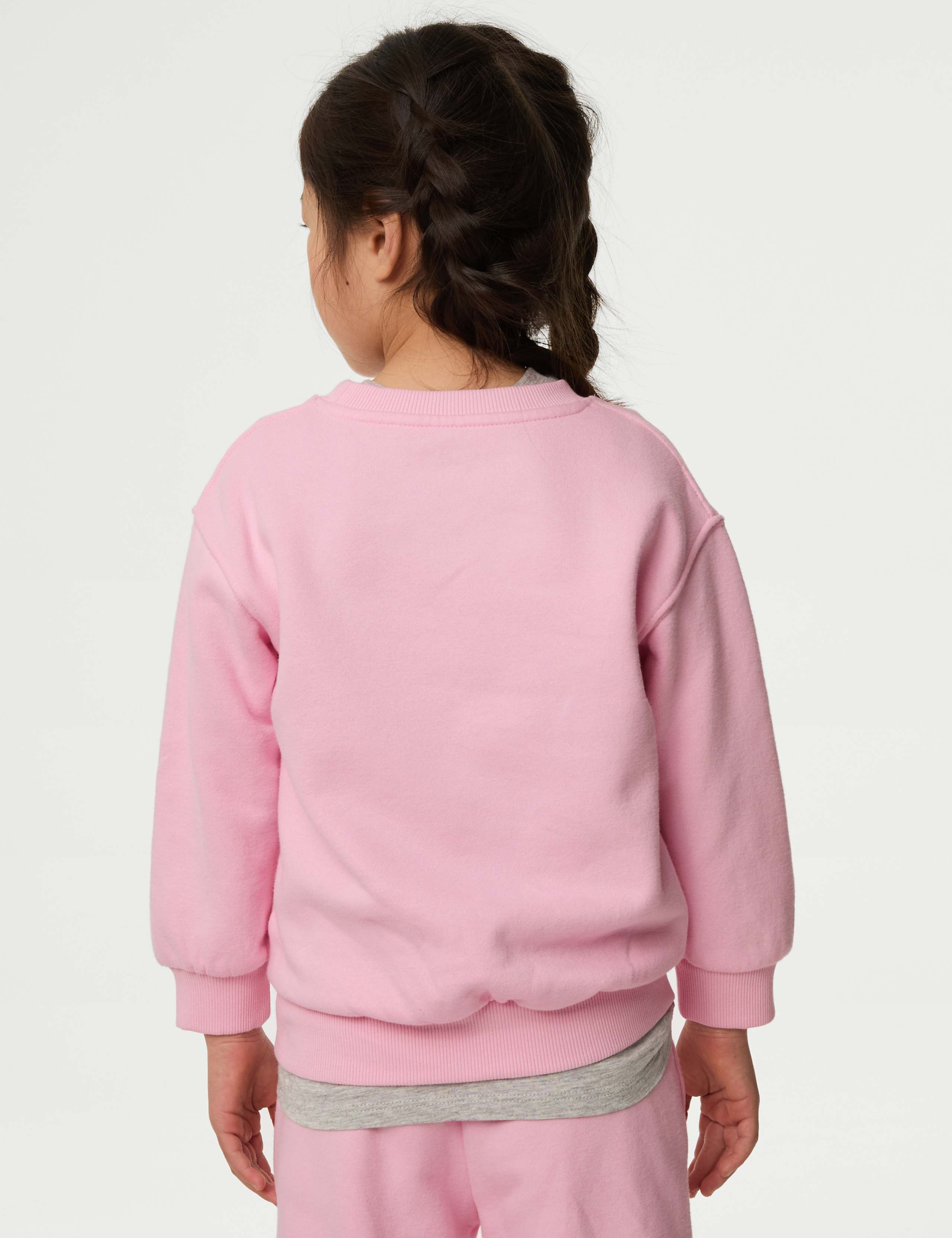Cotton Rich Plain Sweatshirt (2-8 Yrs) 4 of 6