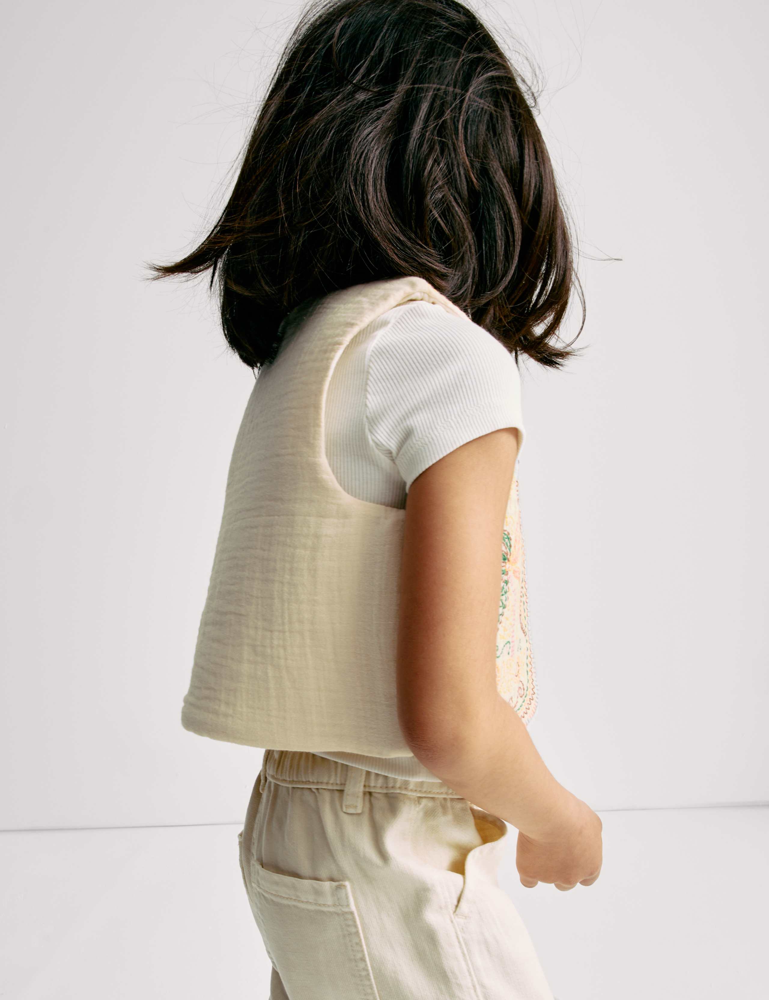 Pure Cotton Embroidered Vest (2-16 Yrs) 4 of 6
