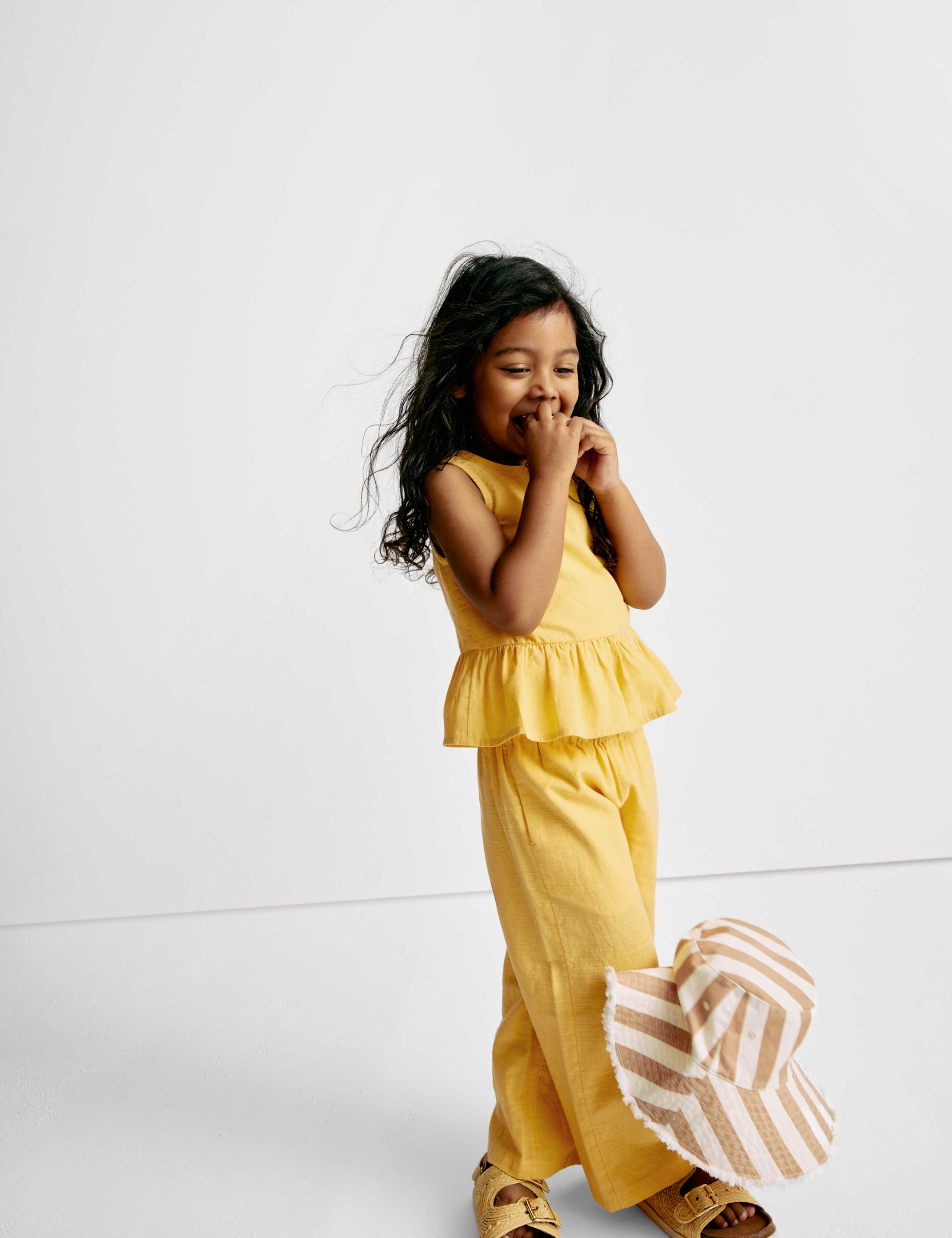 Pure Cotton Striped Top & Bottom Outfit (2-16 Yrs) 4 of 7