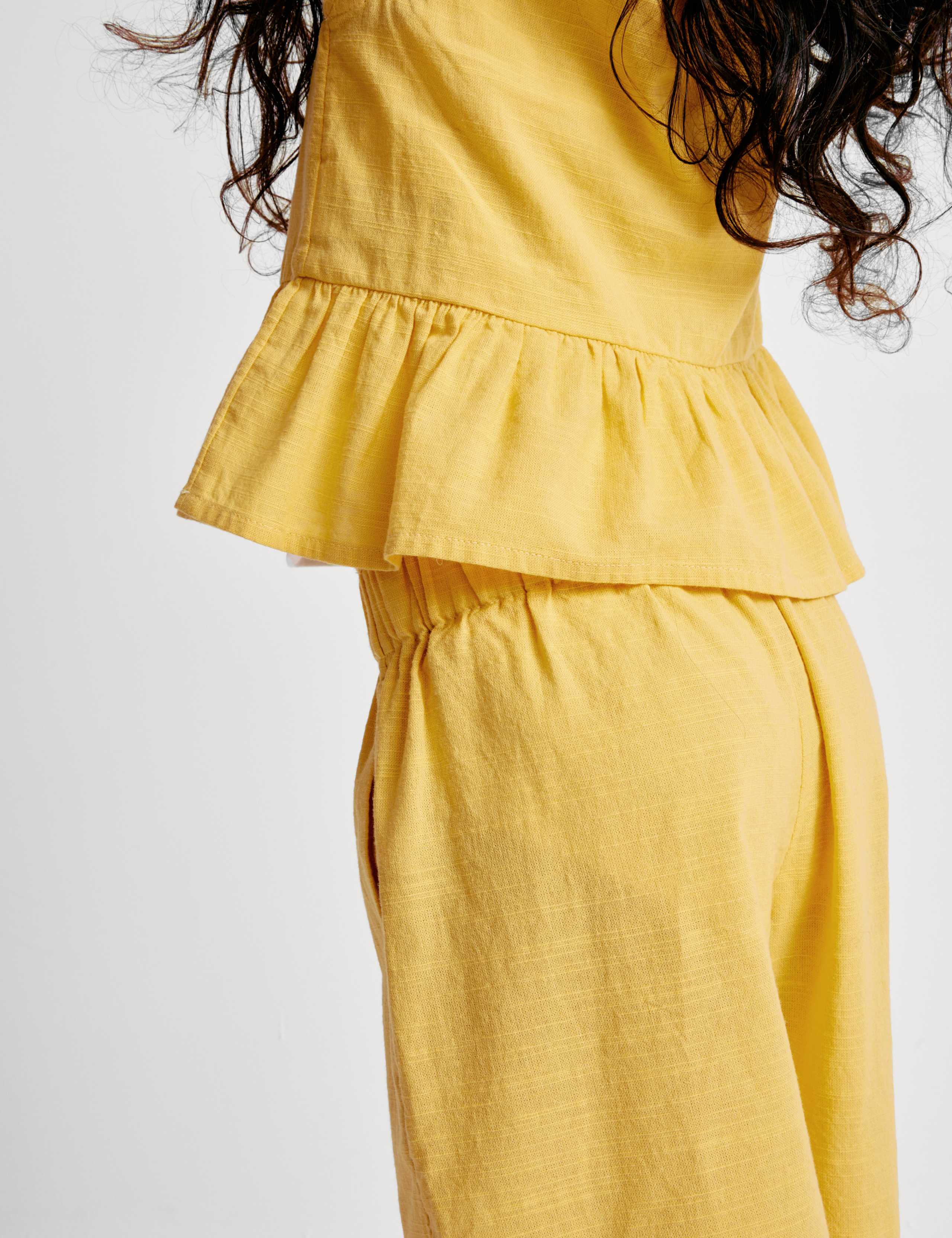 Pure Cotton Striped Top & Bottom Outfit (2-16 Yrs) 5 of 7