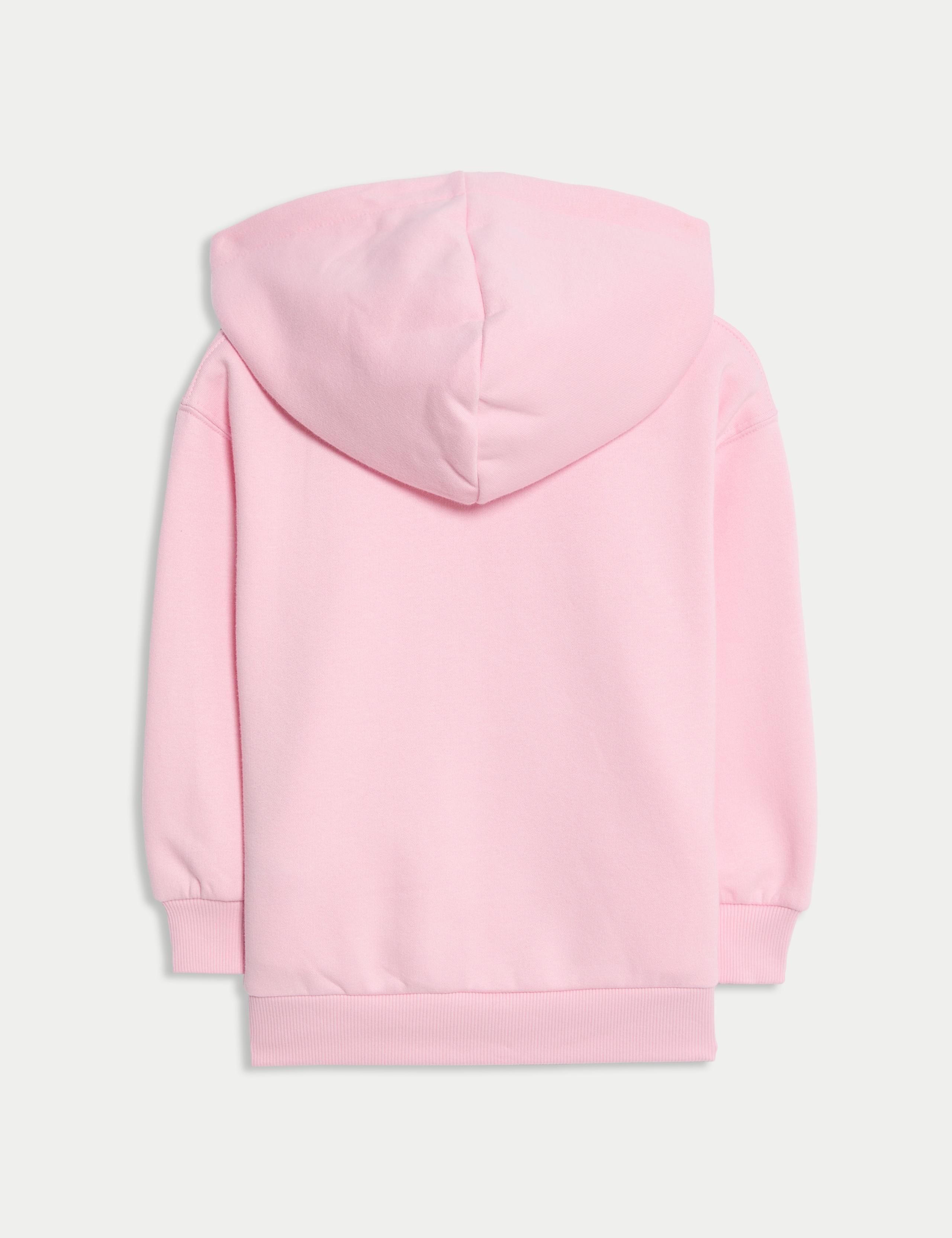 Cotton Rich Zip Hoodie (2-8 Yrs) 2 of 2