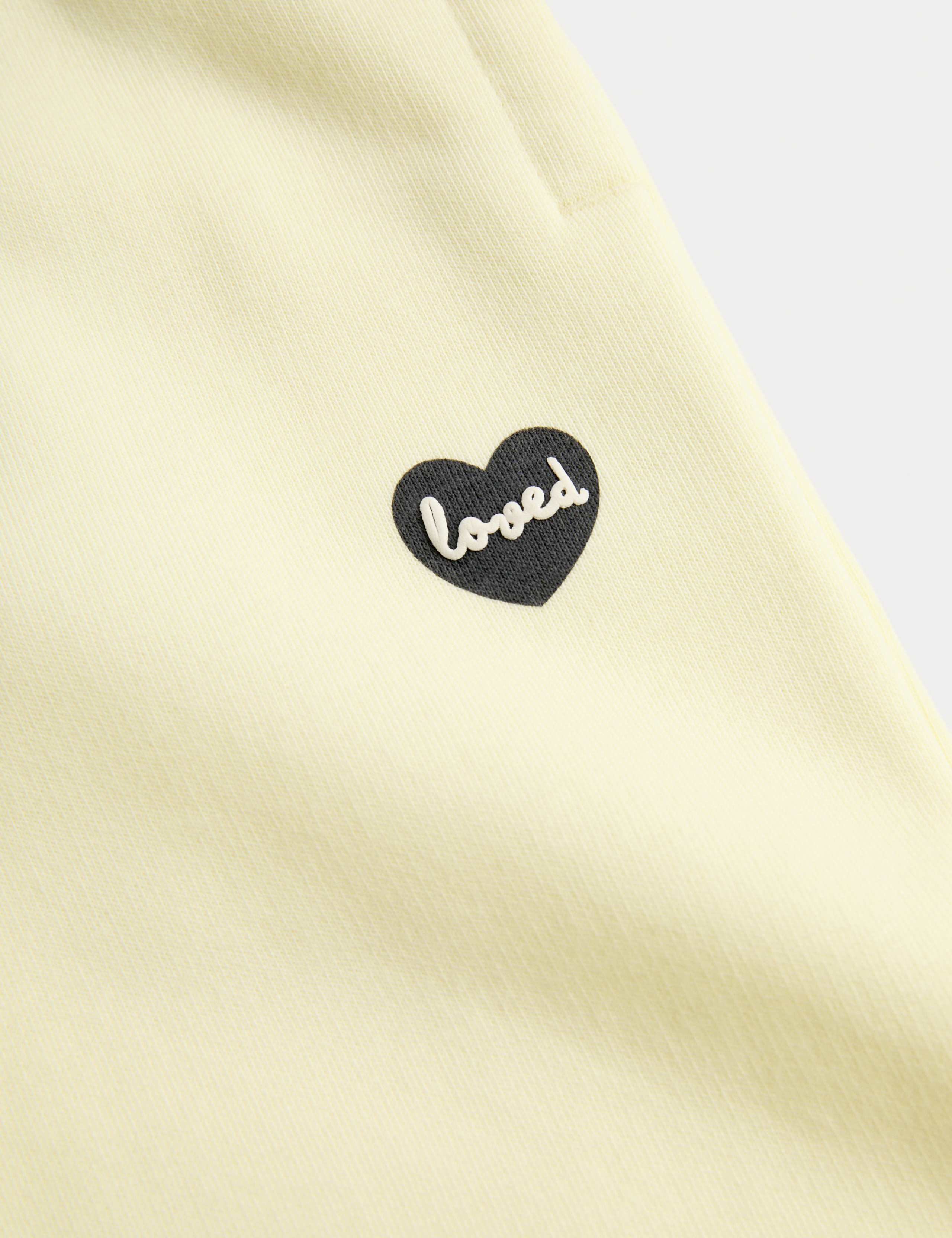 Cotton Rich Wide Leg Joggers (2-8 Yrs) 2 of 2