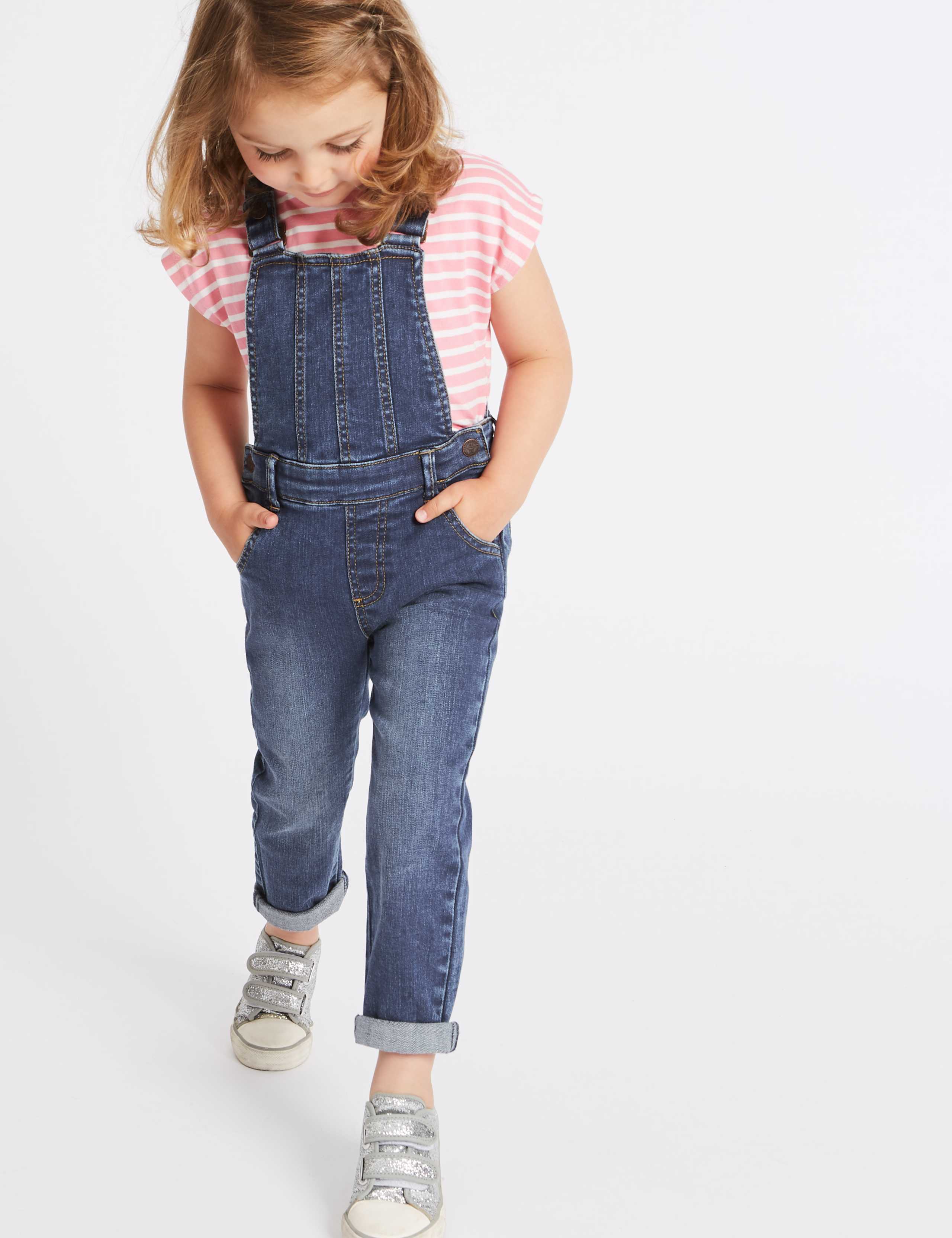 Denim Dungarees (3 Months - 7 Years) 1 of 4