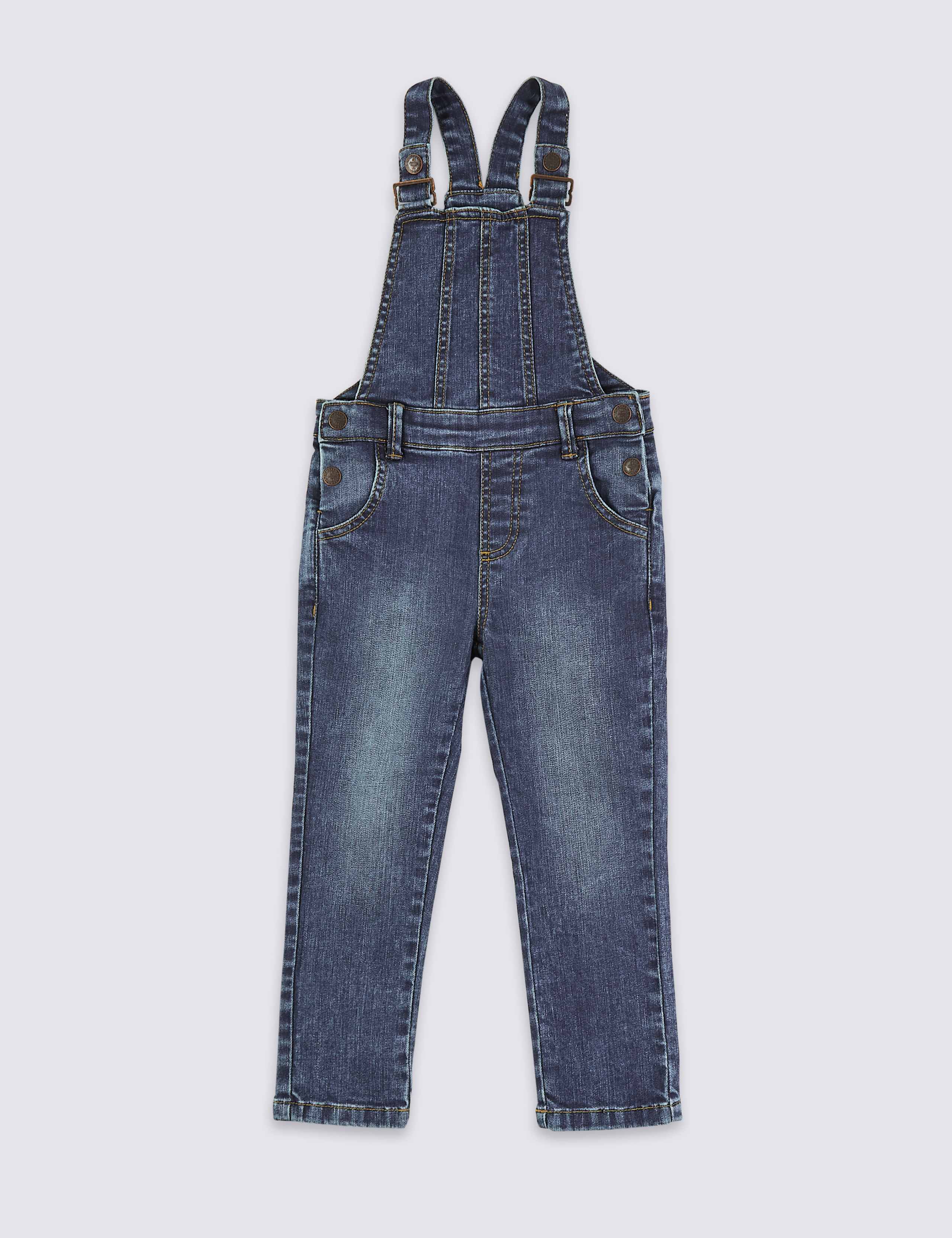 Denim Dungarees (3 Months - 7 Years) 2 of 4