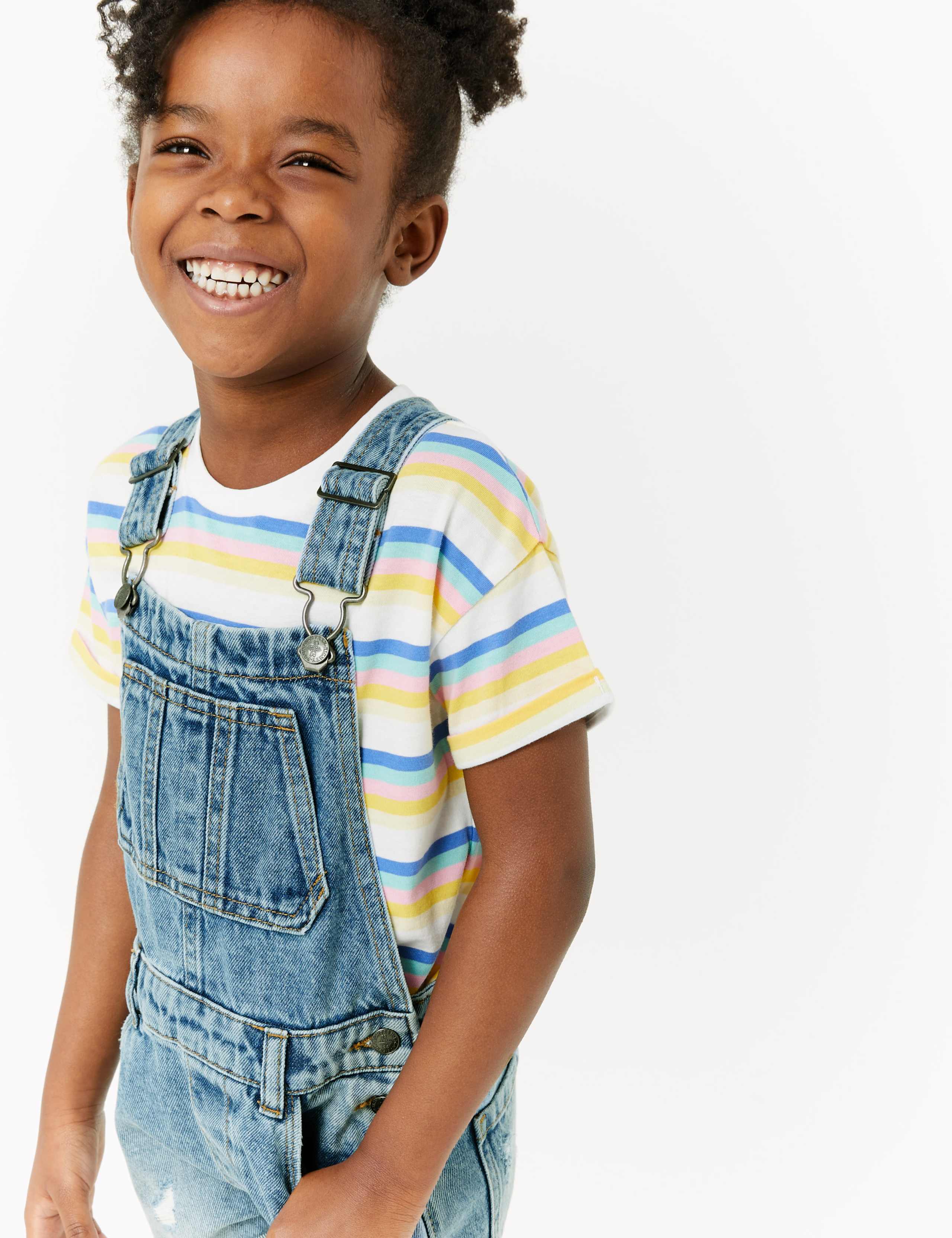 Denim Short Dungarees (2-7 Yrs) 3 of 4