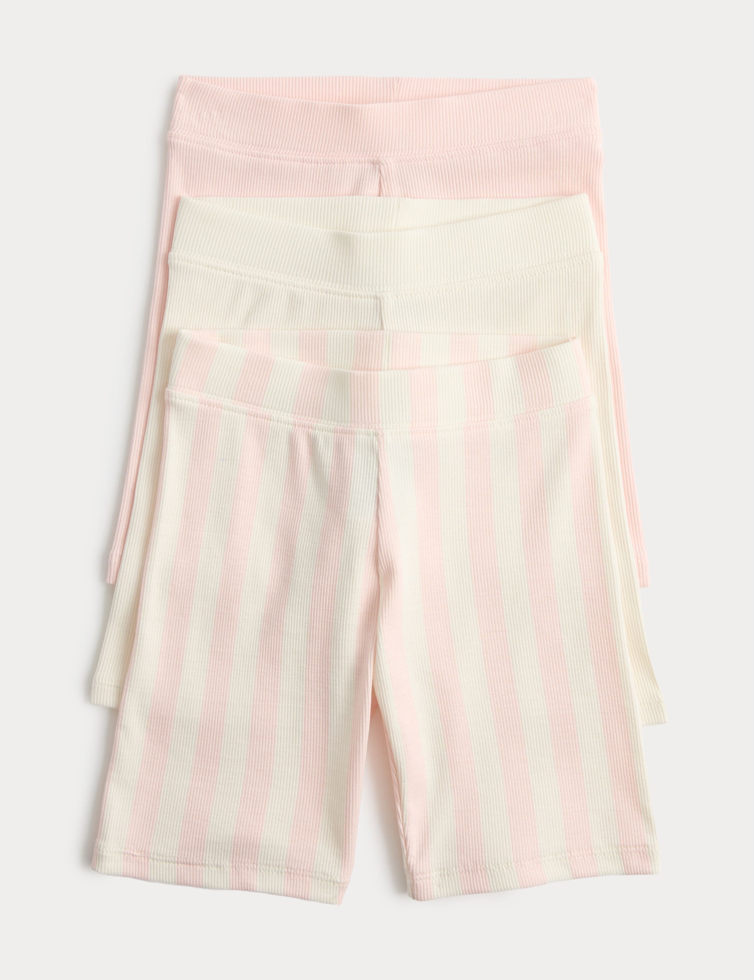 3 Pack Cotton Rich Cycling Shorts (2-8 Yrs) 1 of 1