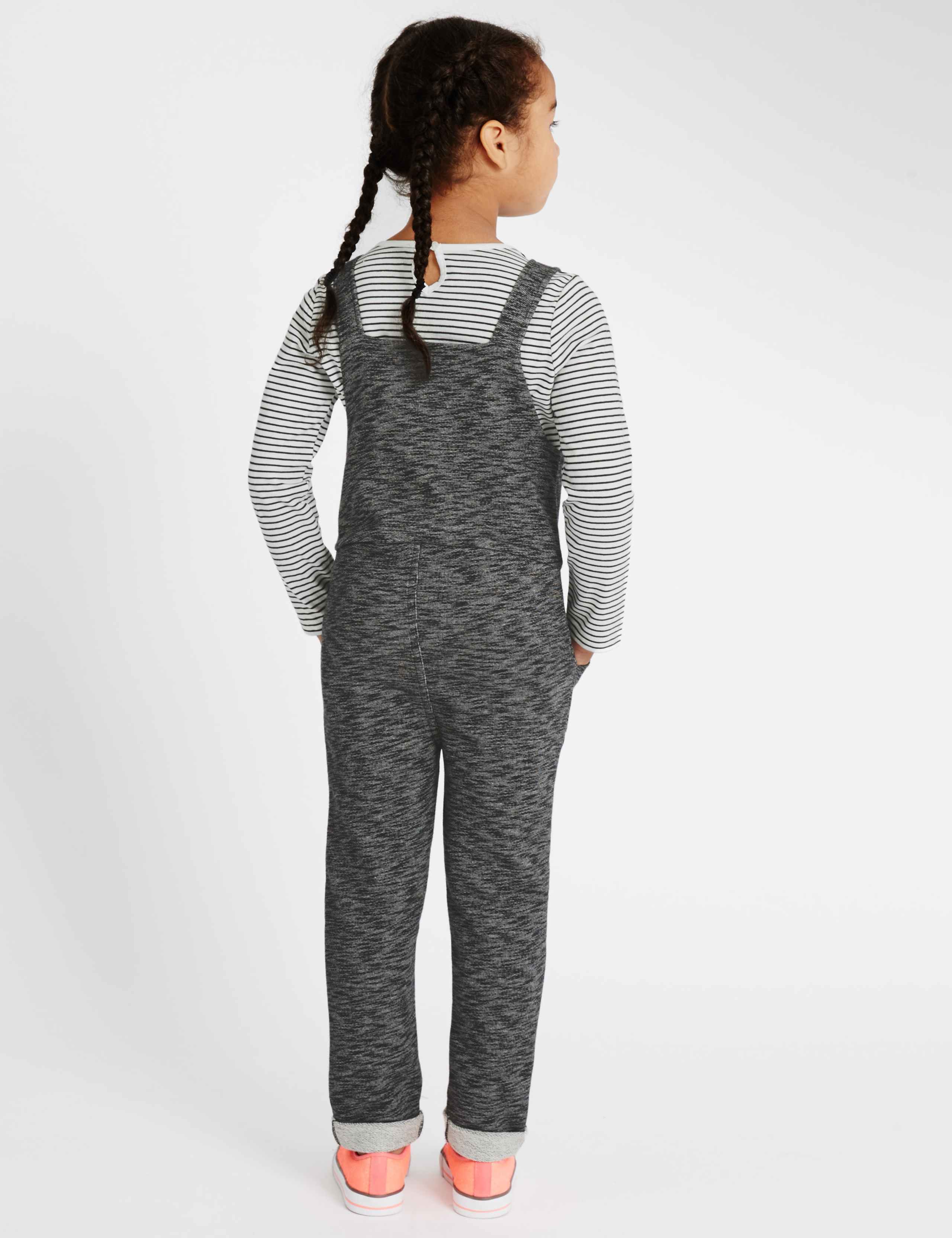 2 Piece Jersey Dungarees Playsuit (1-7 Years) 3 of 5