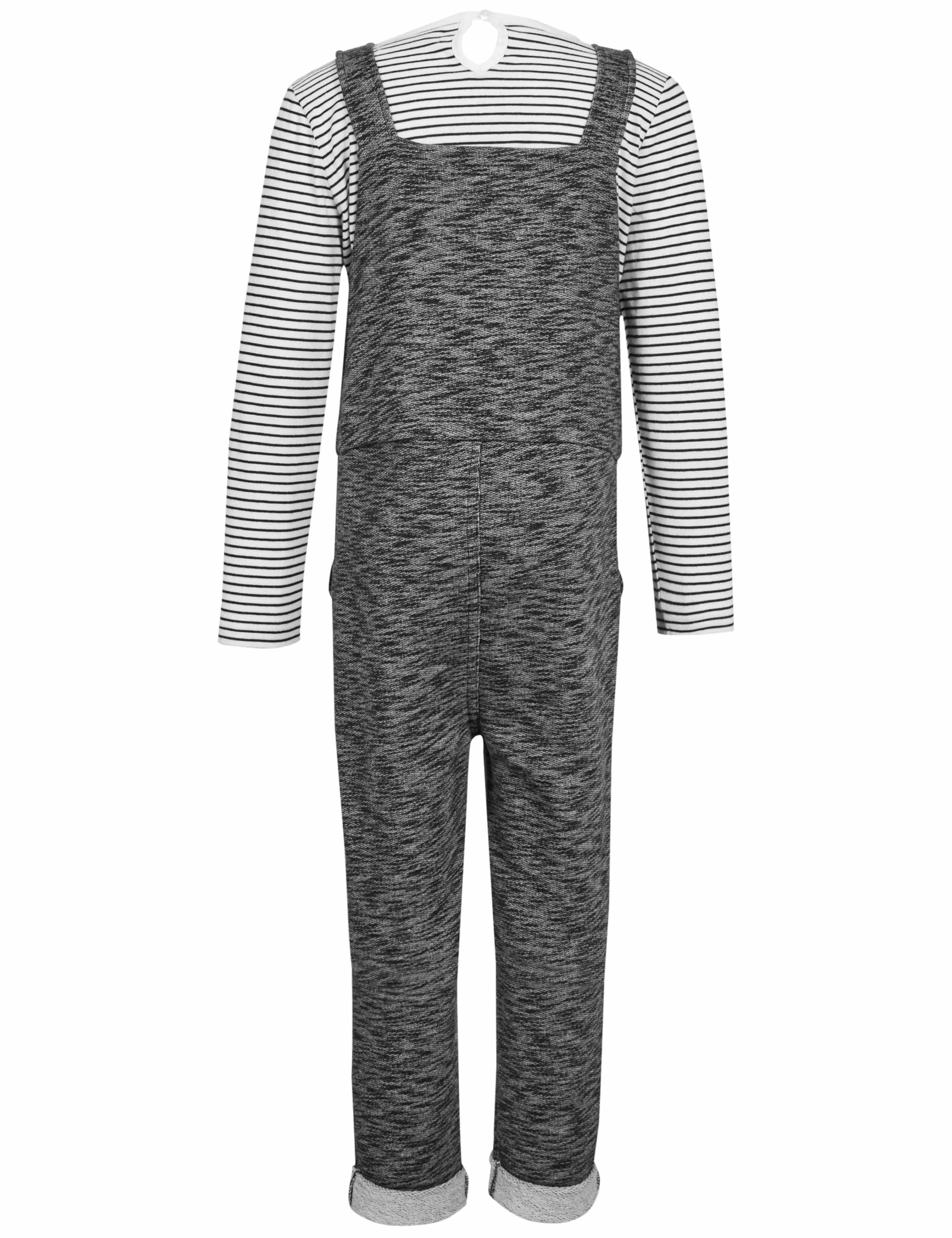 2 Piece Jersey Dungarees Playsuit (1-7 Years) 5 of 5