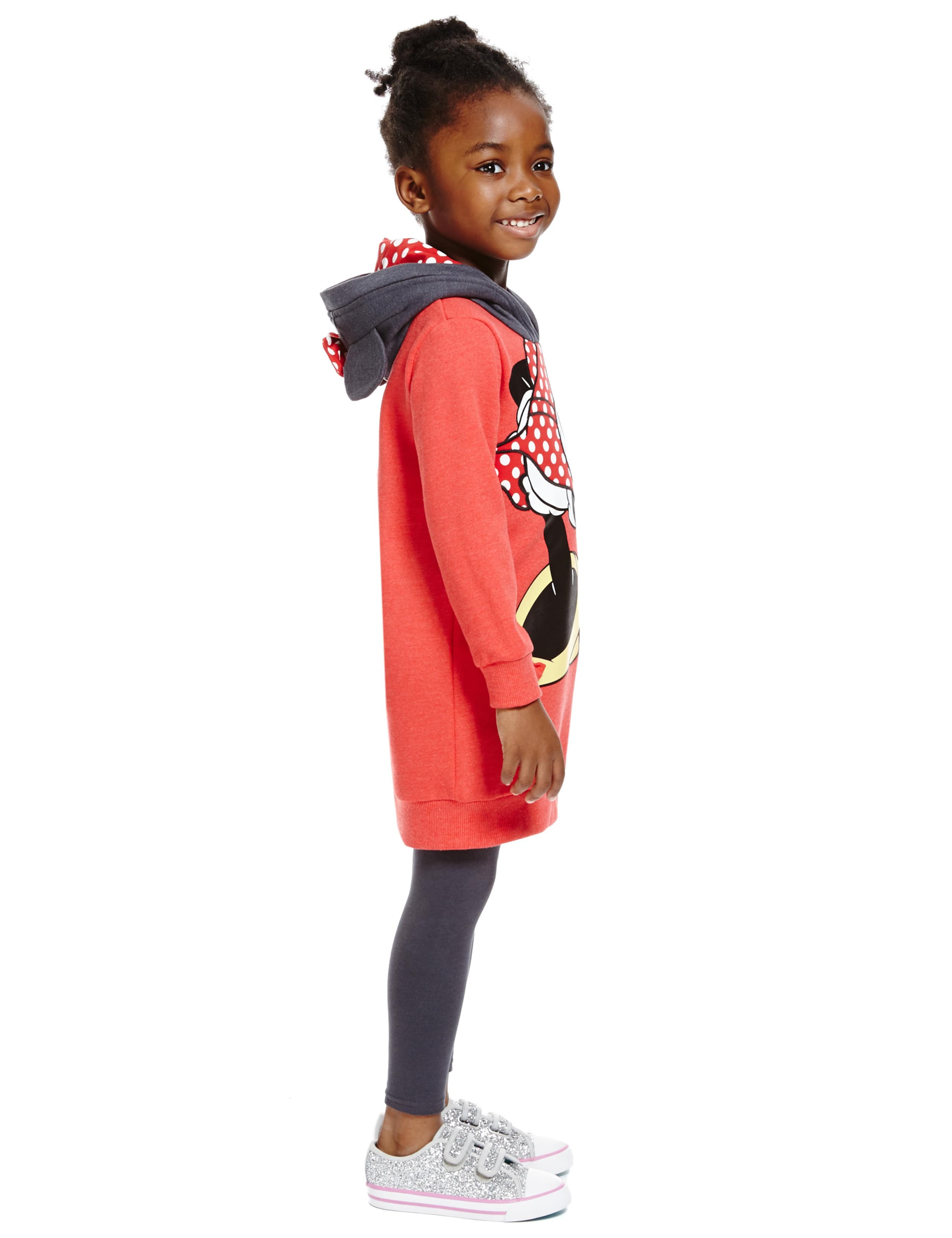 Minnie Mouse Hooded Sweat Dress (1-7 Years) 3 of 5