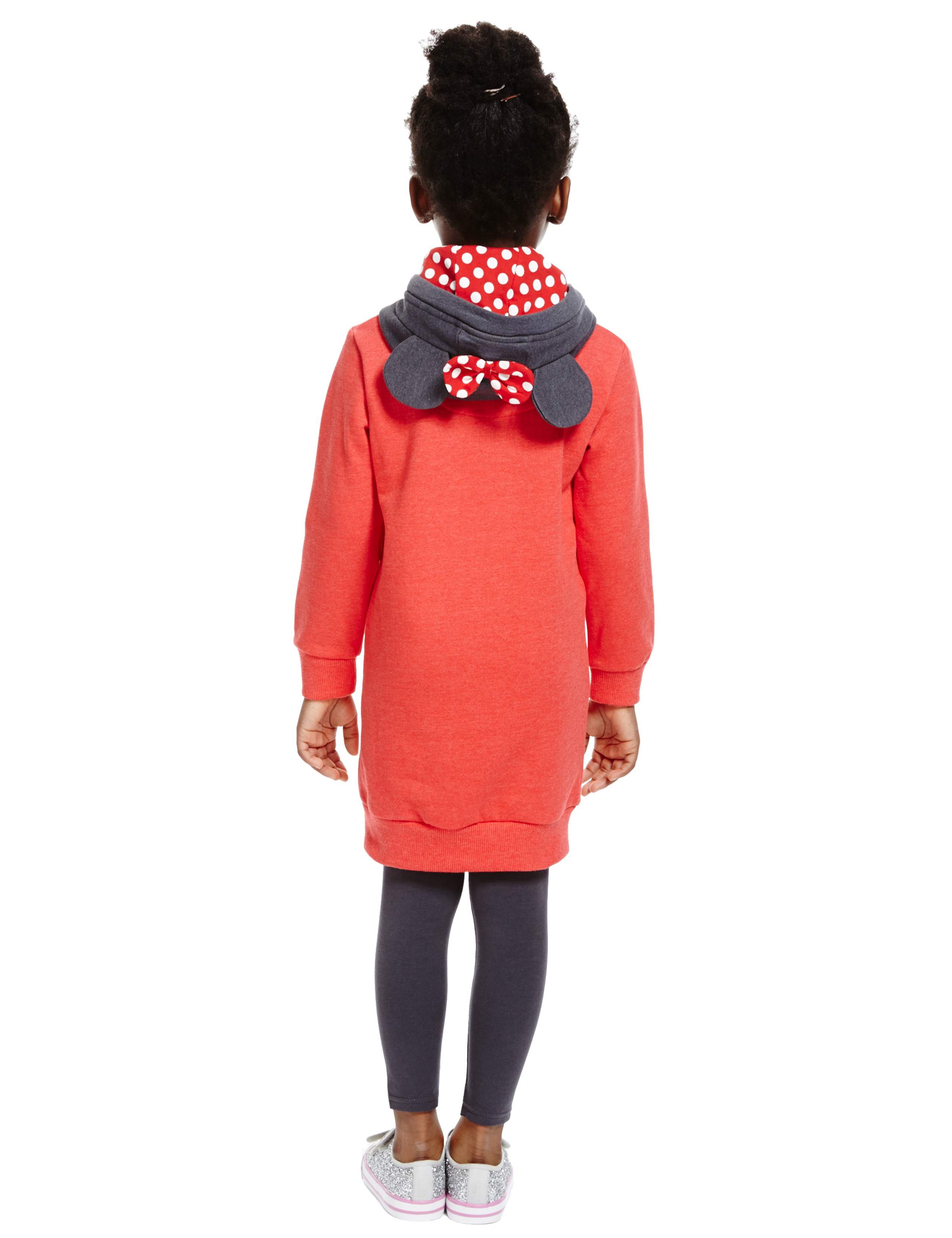 Minnie Mouse Hooded Sweat Dress (1-7 Years) 4 of 5
