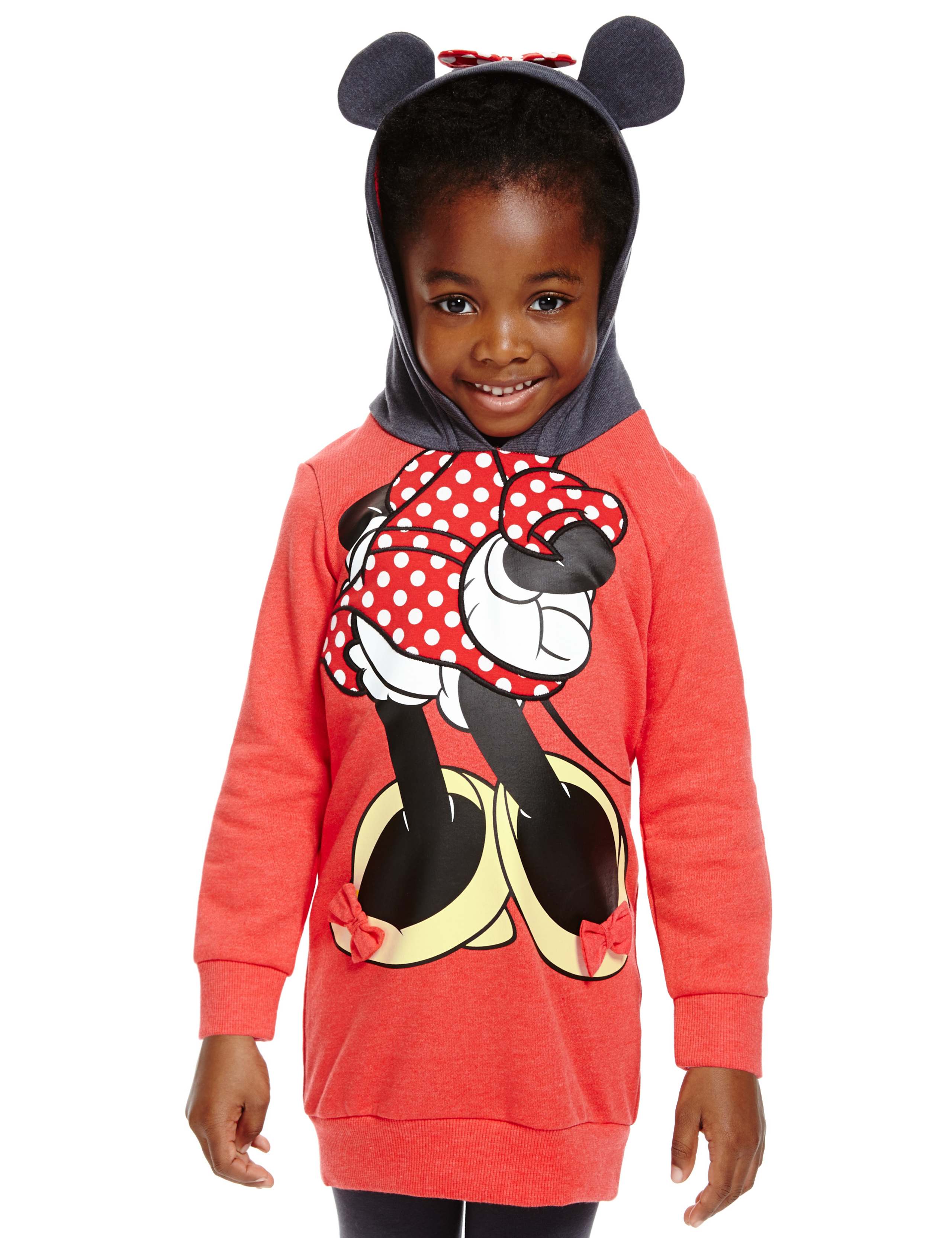 Minnie Mouse Hooded Sweat Dress (1-7 Years) 5 of 5