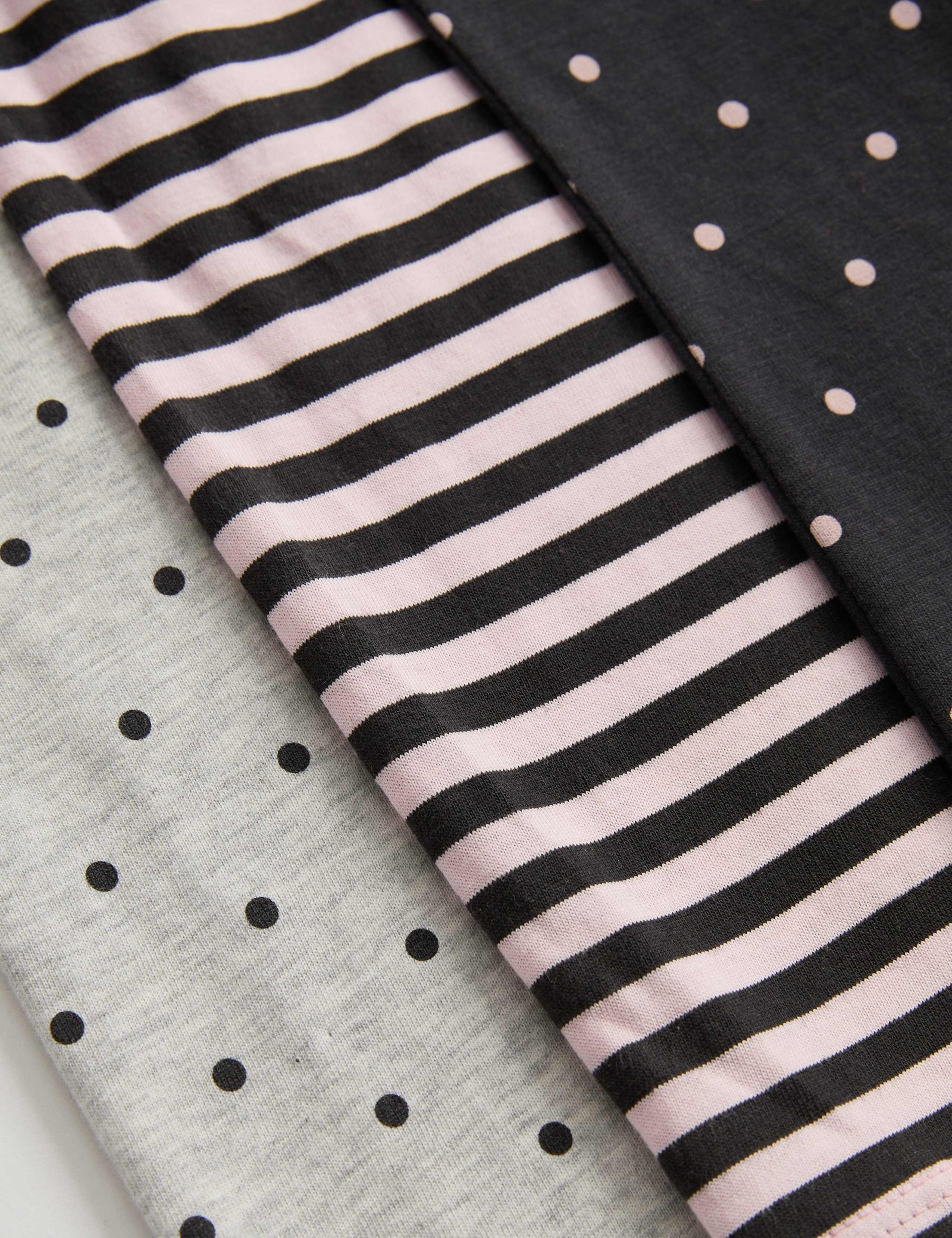 5 Pack Pure Cotton Patterned Tops (2-10 Yrs) 2 of 2