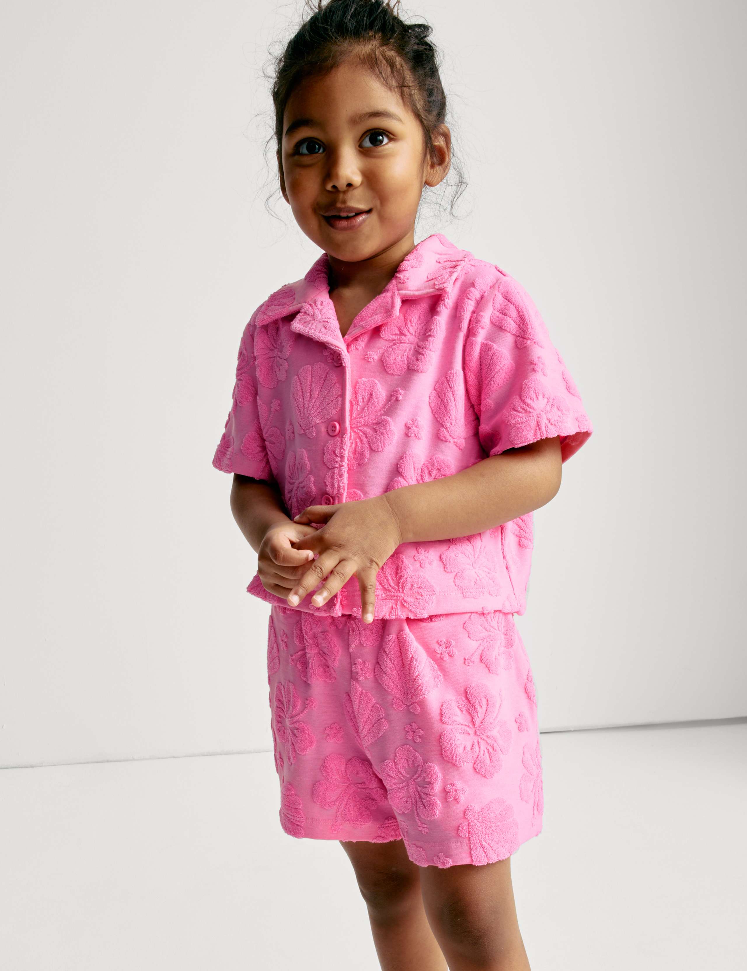 Cotton Rich Towelling Top & Bottom Outfit (2-8 Yrs) 3 of 6