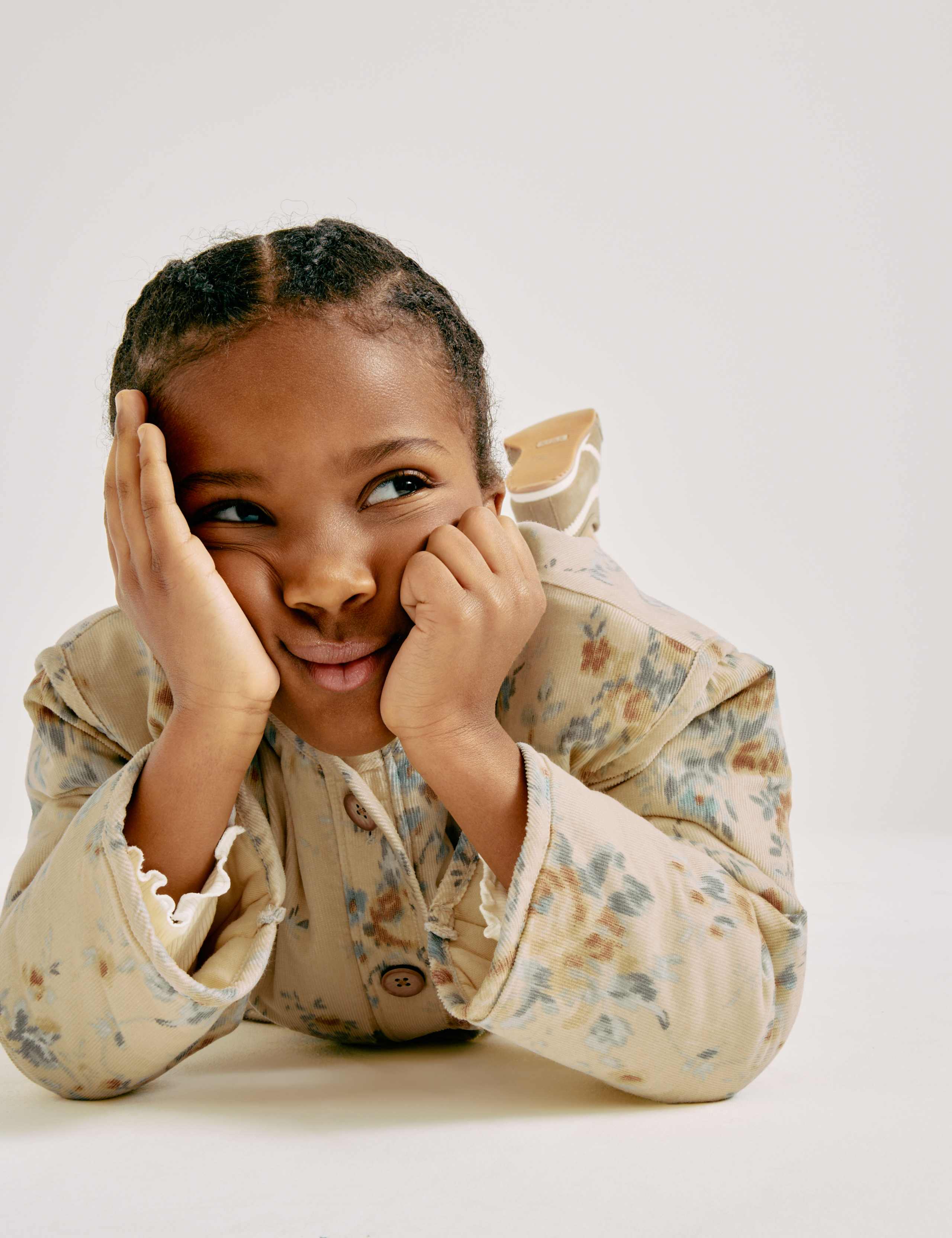 Cord Floral Padded Jacket (2-8 Yrs) 5 of 6