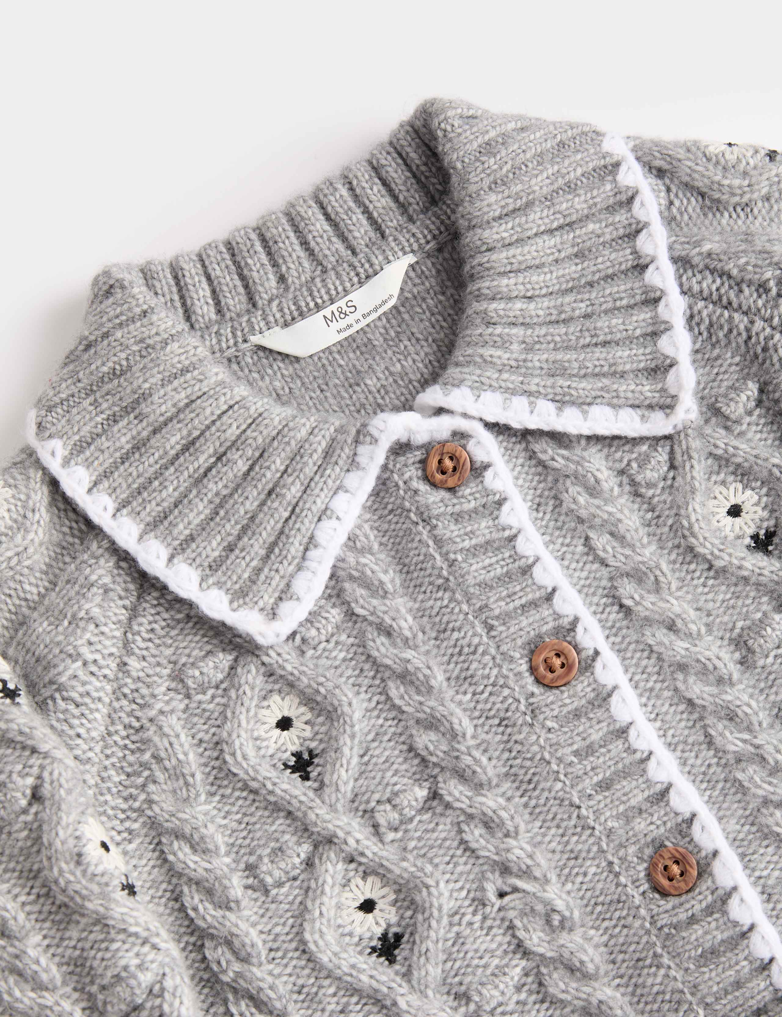 3 Piece Knitted Skirt Outfit with Tights (3-5 Years) 2 of 3