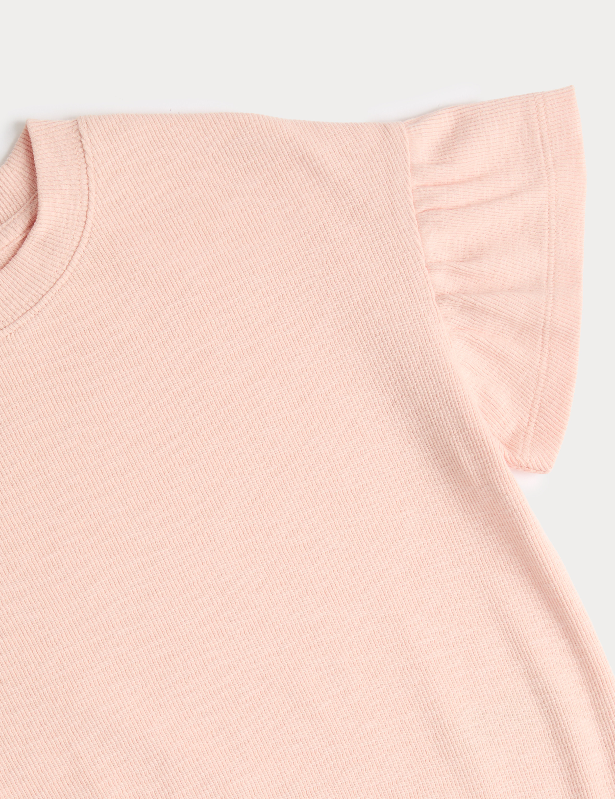 Cotton Rich Ribbed Top & Bottom Outfit (1-8 Yrs) 2 of 3