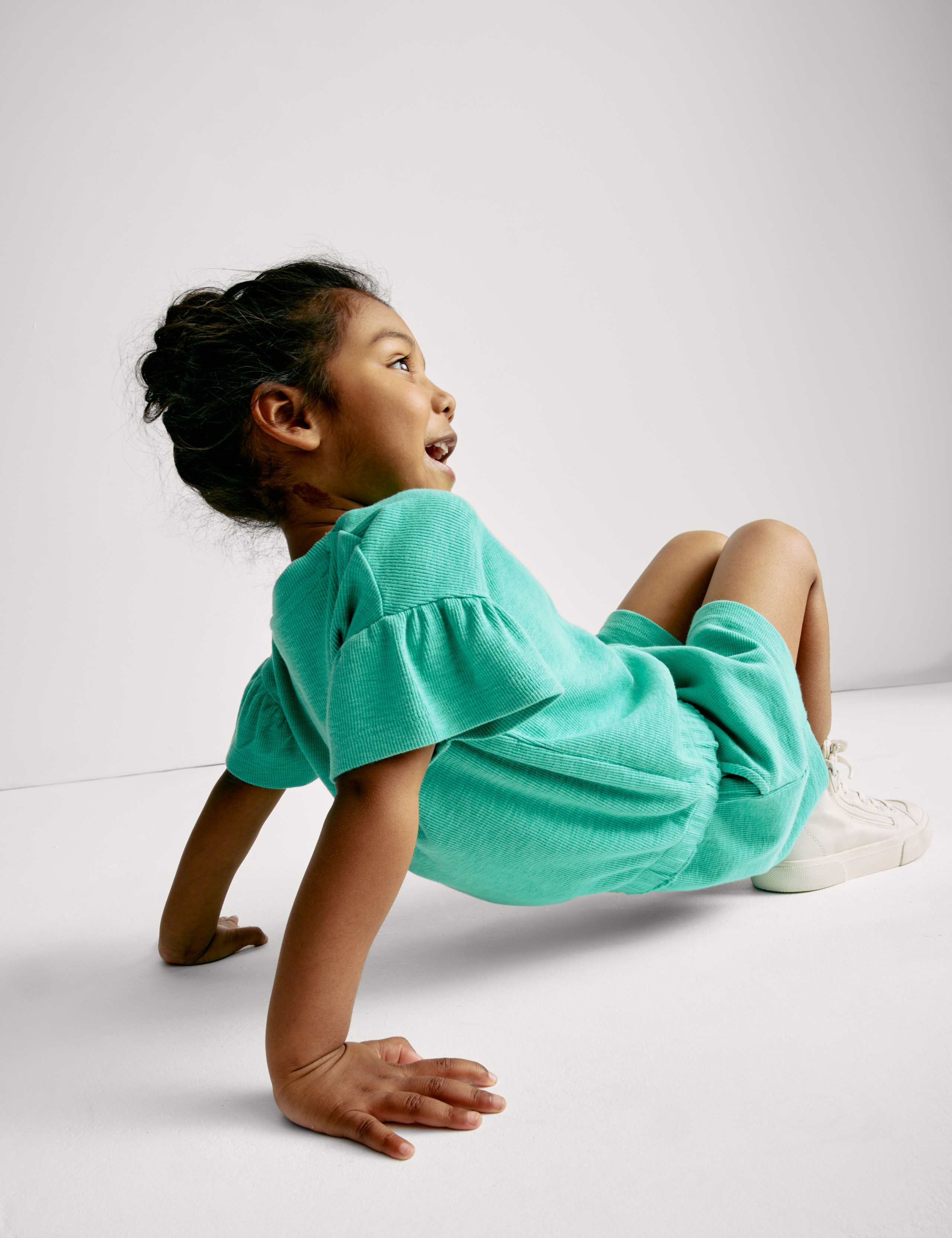 Cotton Rich Ribbed Top & Bottom Outfit (1-8 Years) 4 of 6