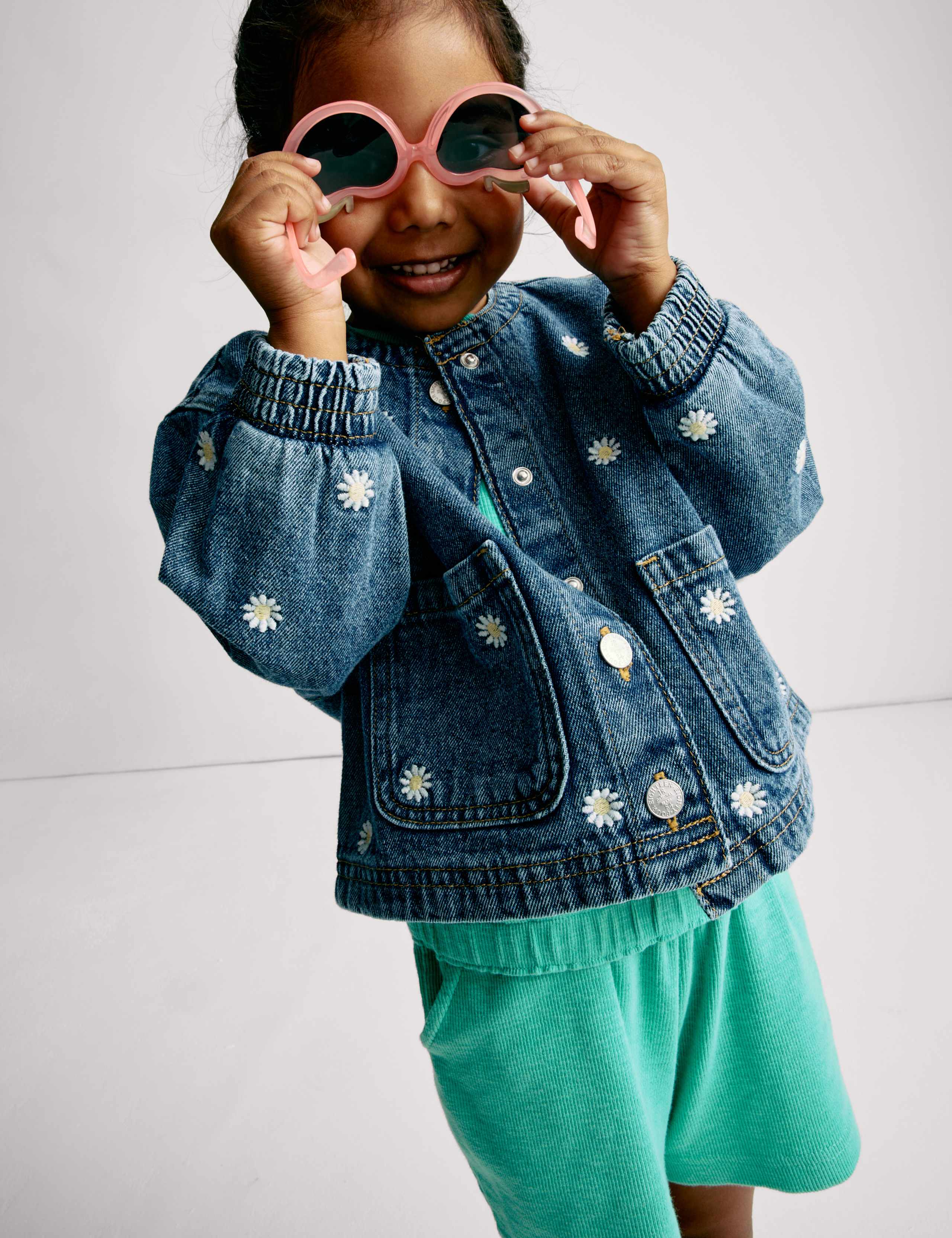 Cotton Rich Ribbed Top & Bottom Outfit (1-8 Years) 5 of 6