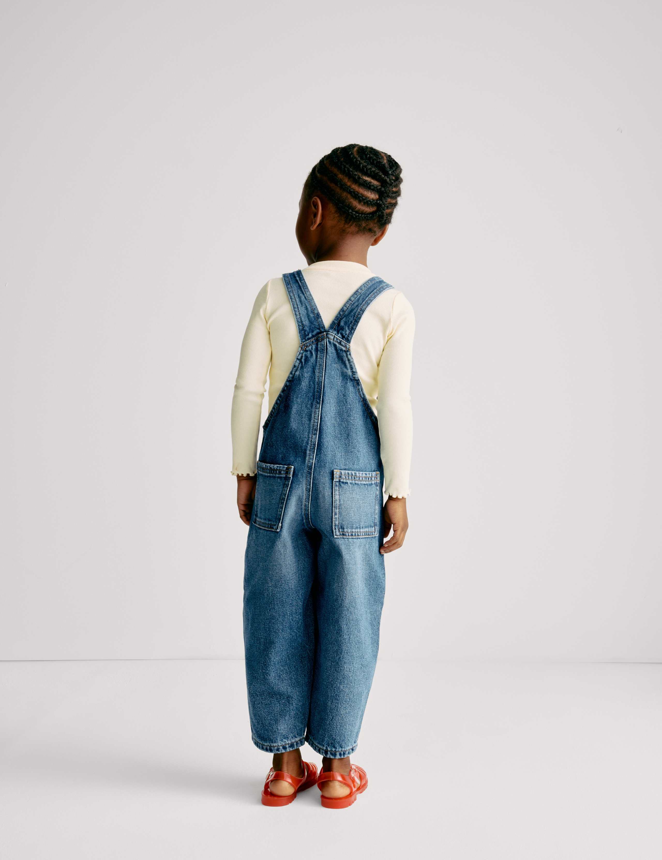 Pure Cotton Denim Dungarees (2-8 Yrs) 6 of 6