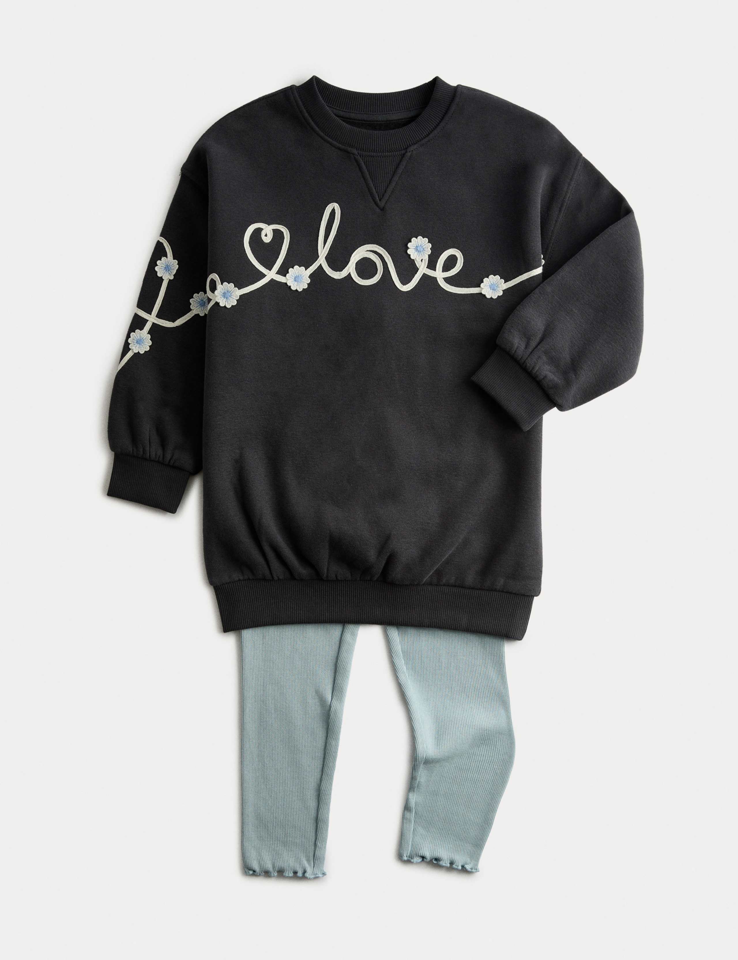 2pc Cotton Rich Sweatshirt Outfit (1-8 Yrs) 1 of 2