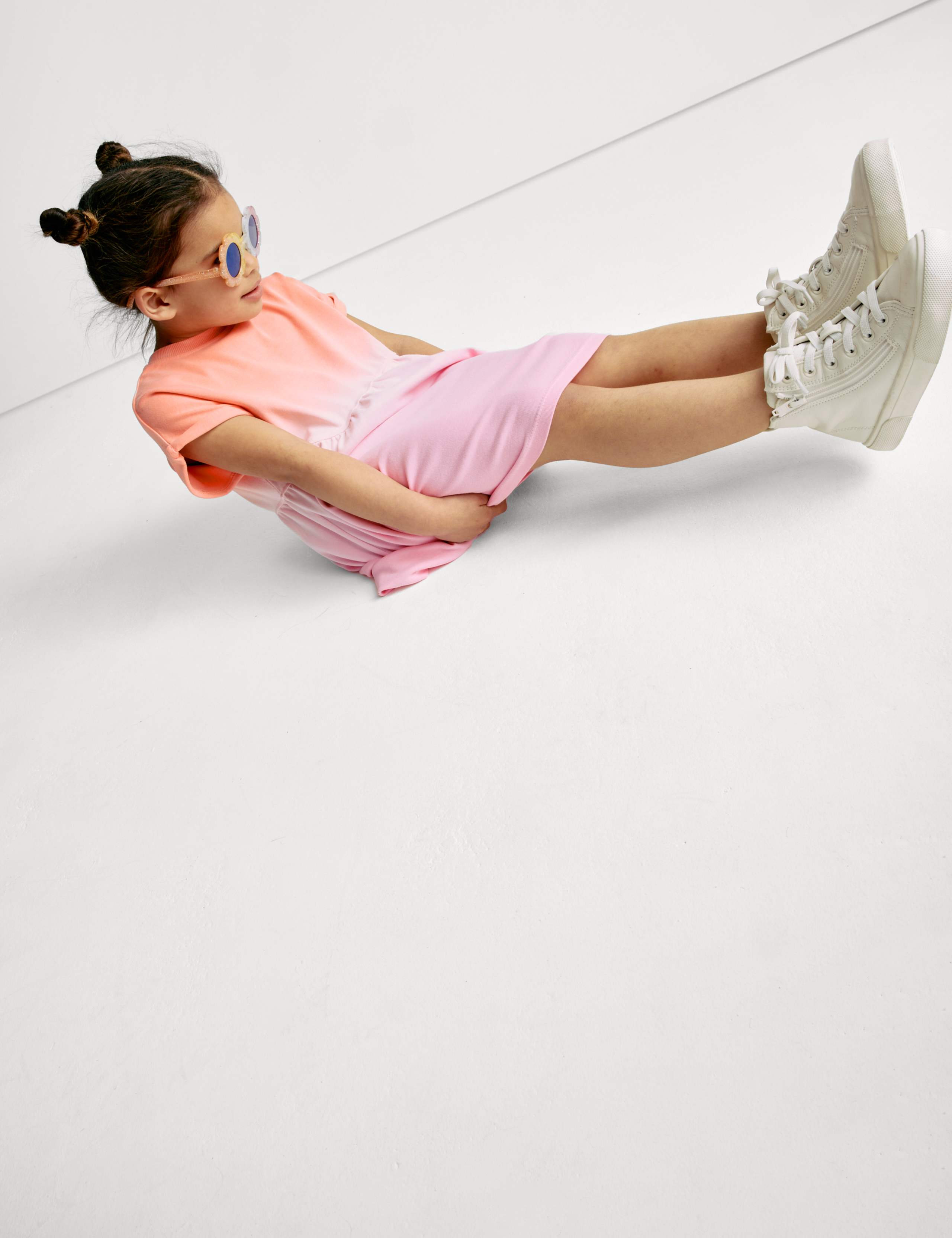 Cotton Rich Ombré T-Shirt Dress (1-8 Yrs) 6 of 7
