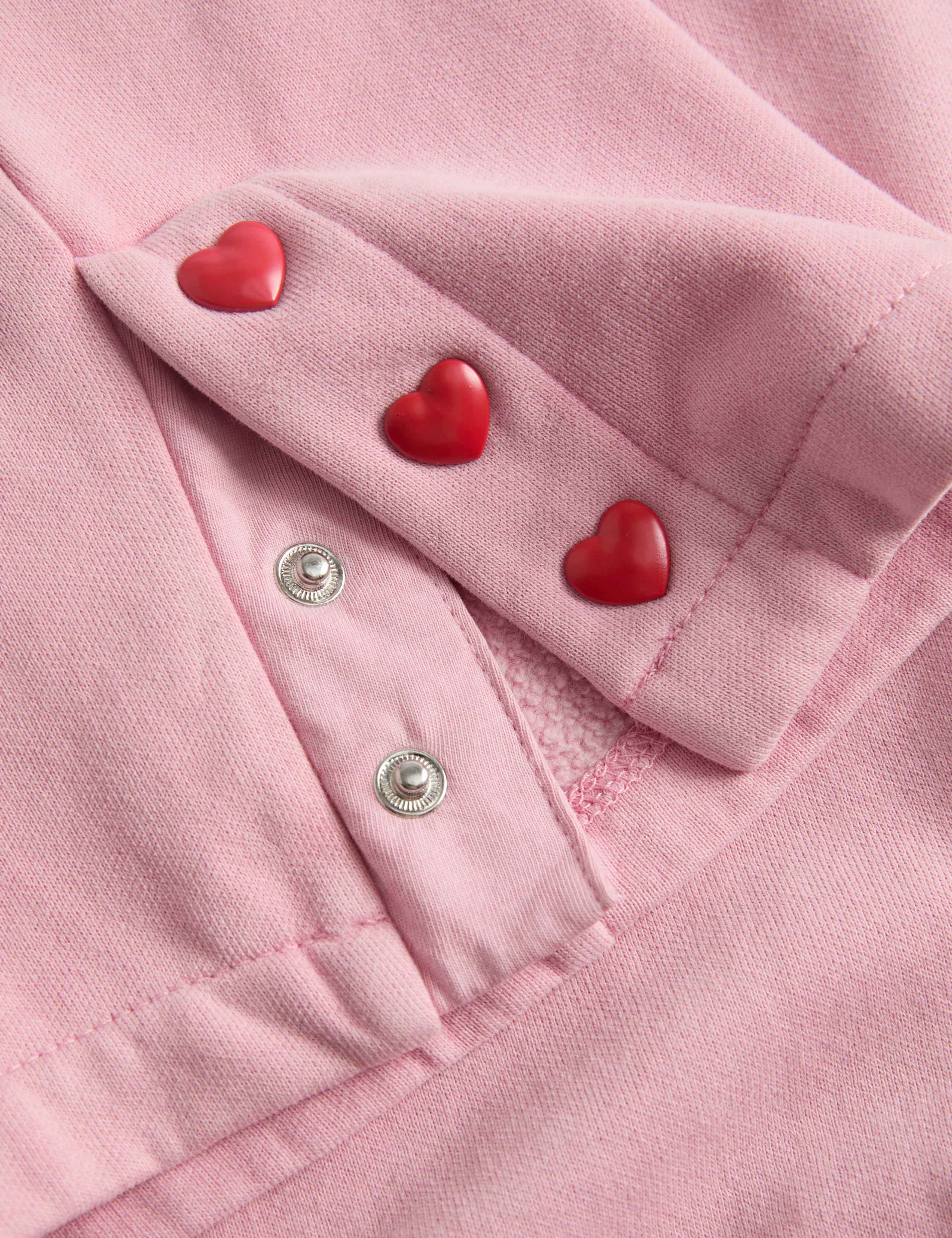 Cotton-Rich Collared Sweat Top & Bottom Outfit (1-8 Yrs) 3 of 4