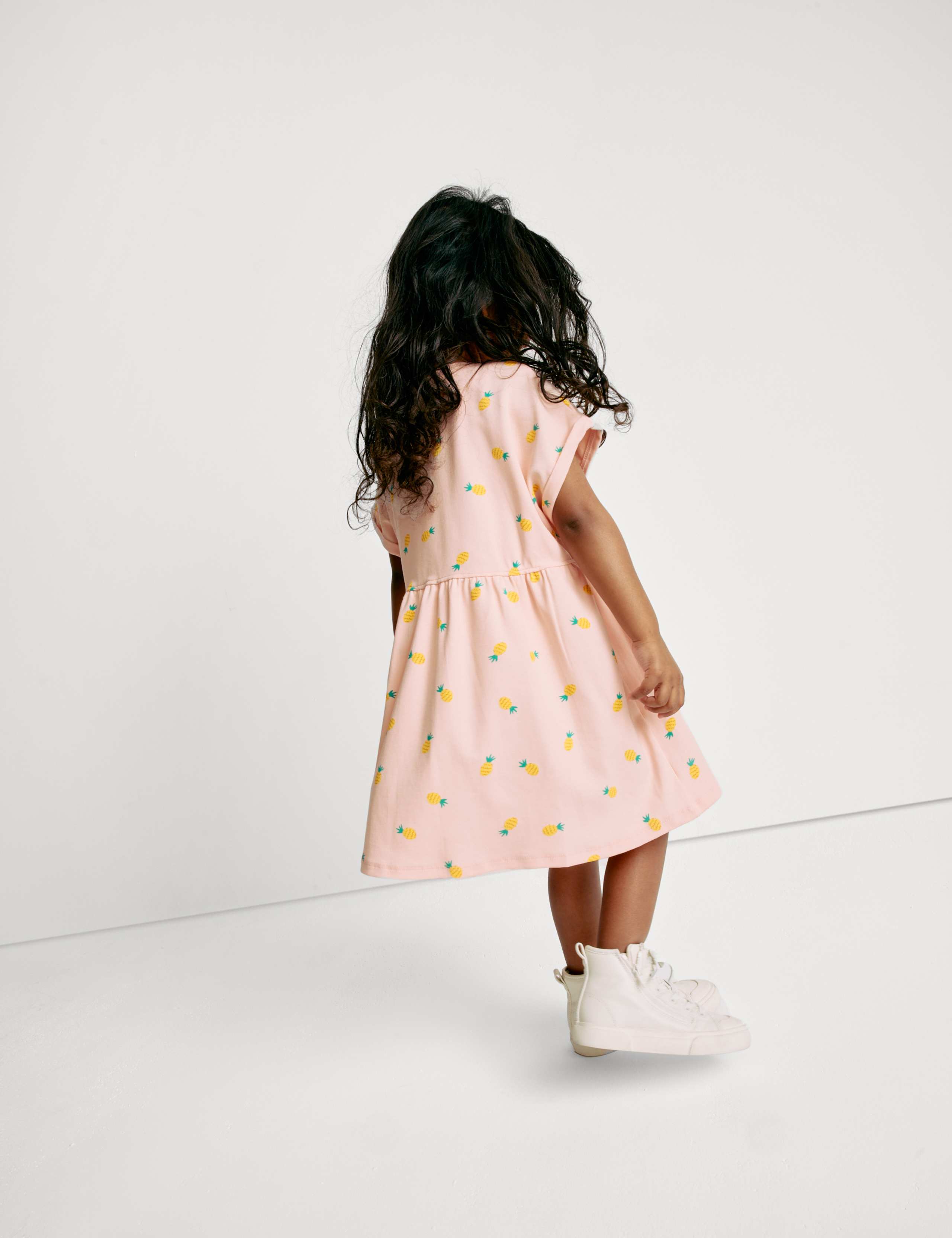 Cotton Rich Pineapple Dress (1-8 Yrs) 5 of 7
