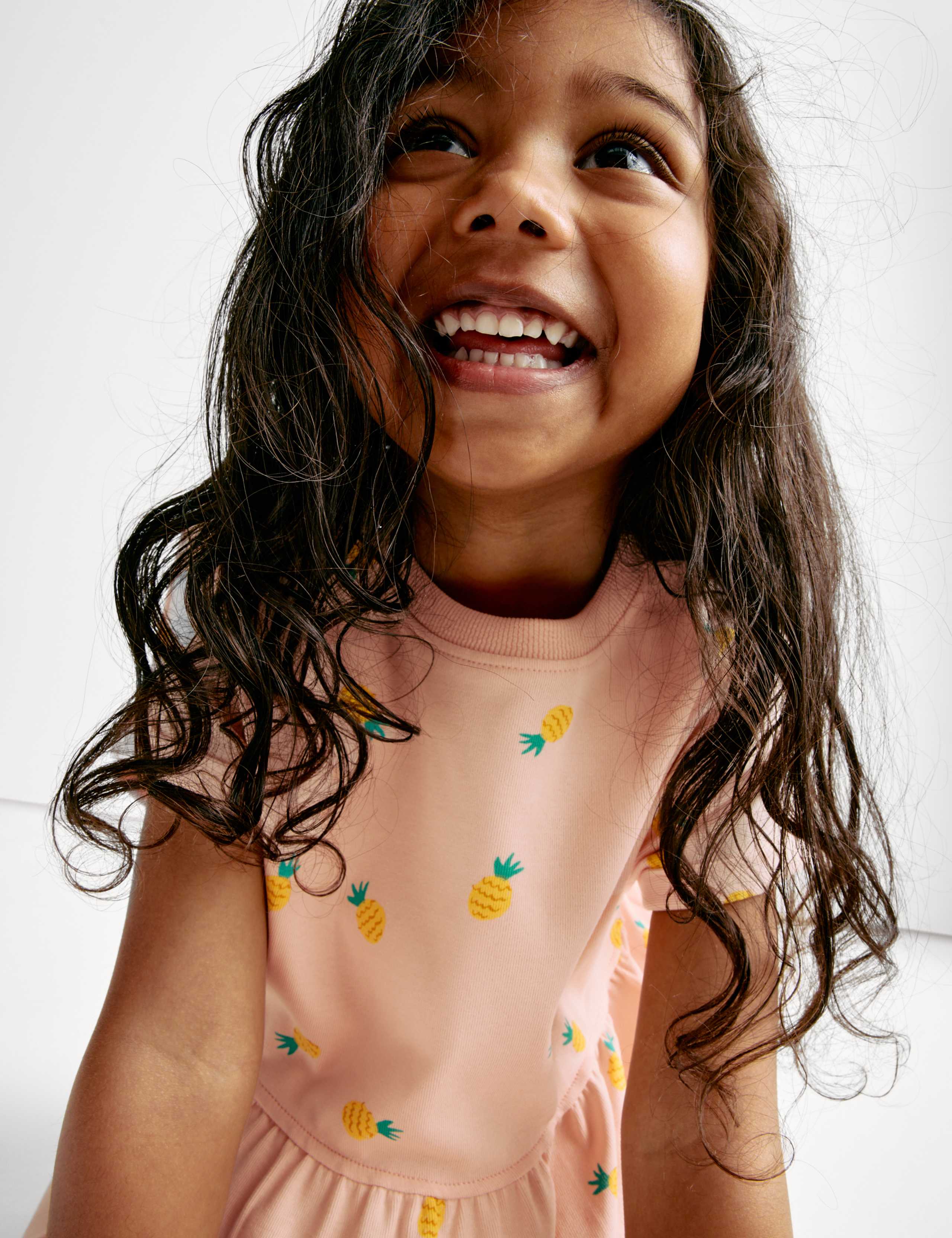 Cotton Rich Pineapple Dress (1-8 Yrs) 6 of 7