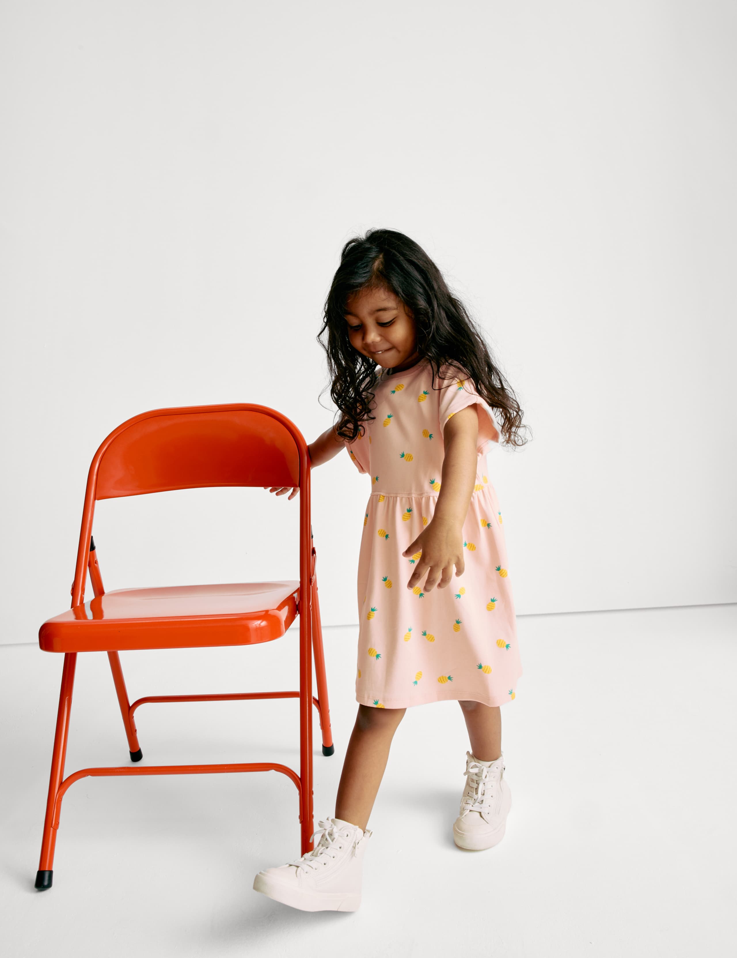 Cotton Rich Pineapple Dress (1-8 Yrs) 7 of 7