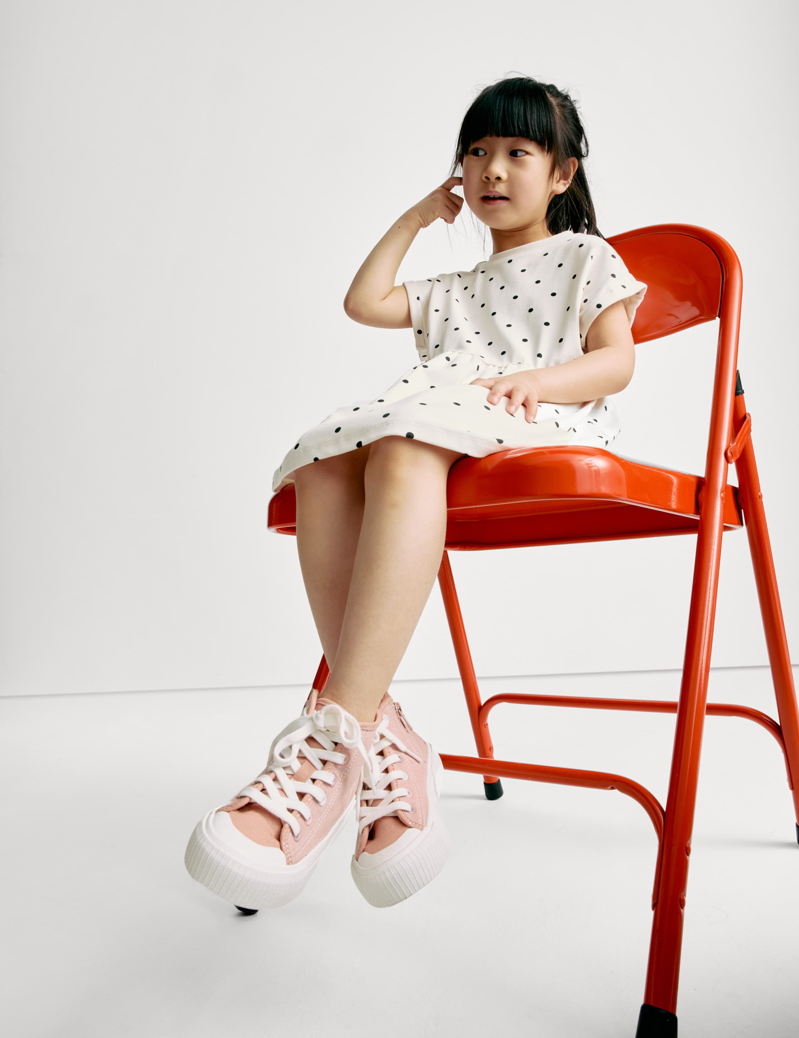 Cotton Rich Polka Dot Dress (12 Mths-8 Yrs) 3 of 7