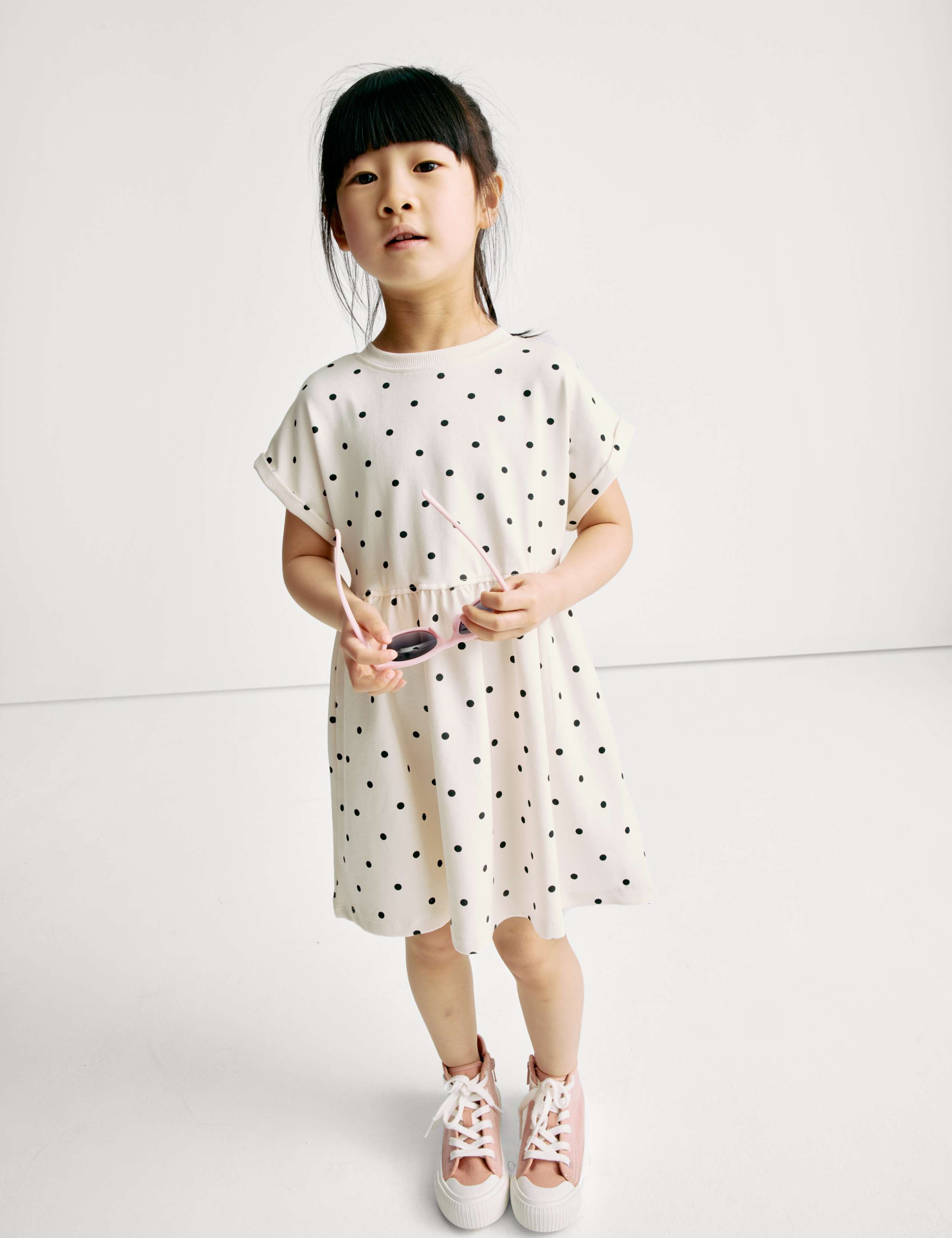 Cotton Rich Polka Dot Dress (12 Mths-8 Yrs) 6 of 7