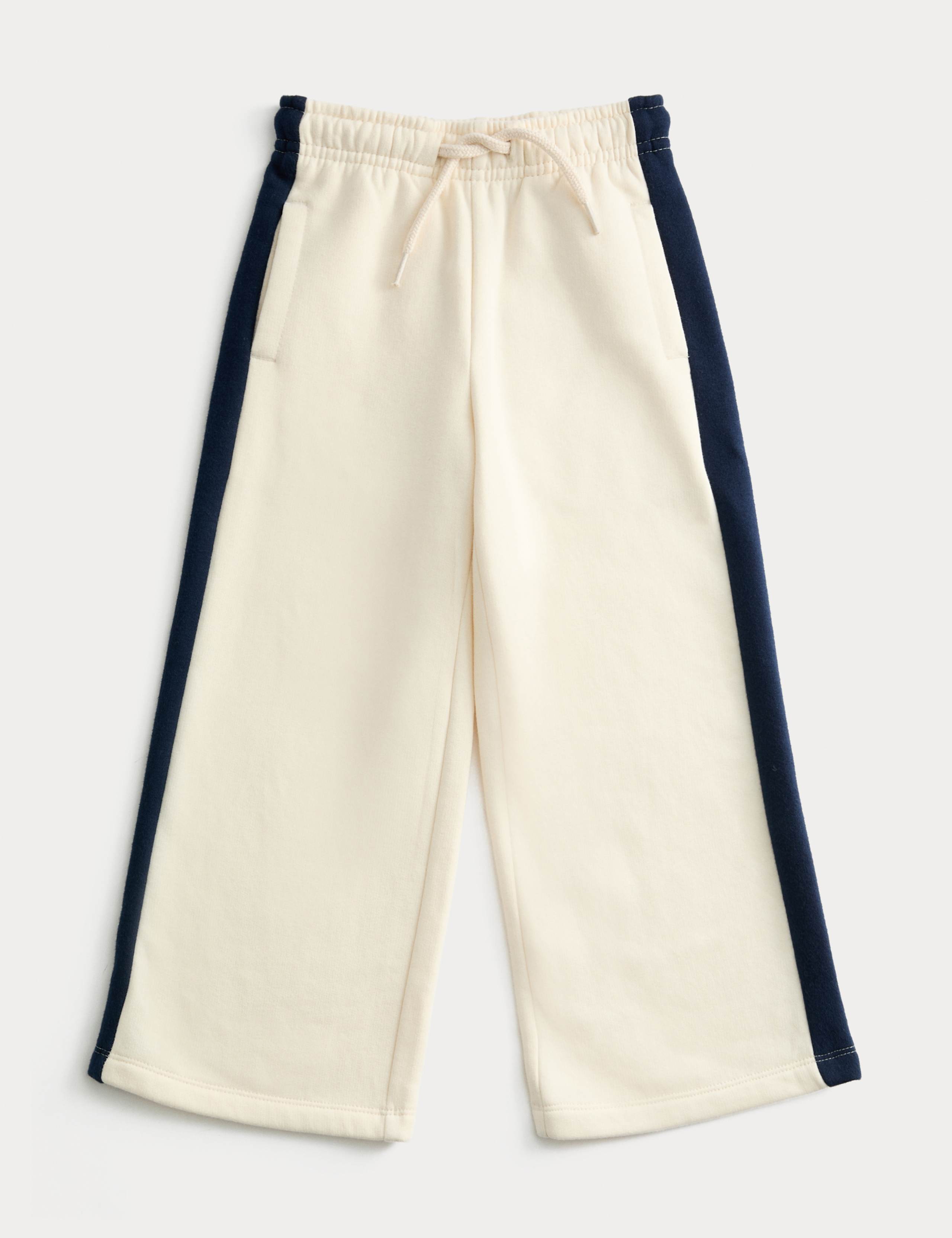 Side Stripe Wide Leg Joggers (2-8 Yrs) 2 of 5