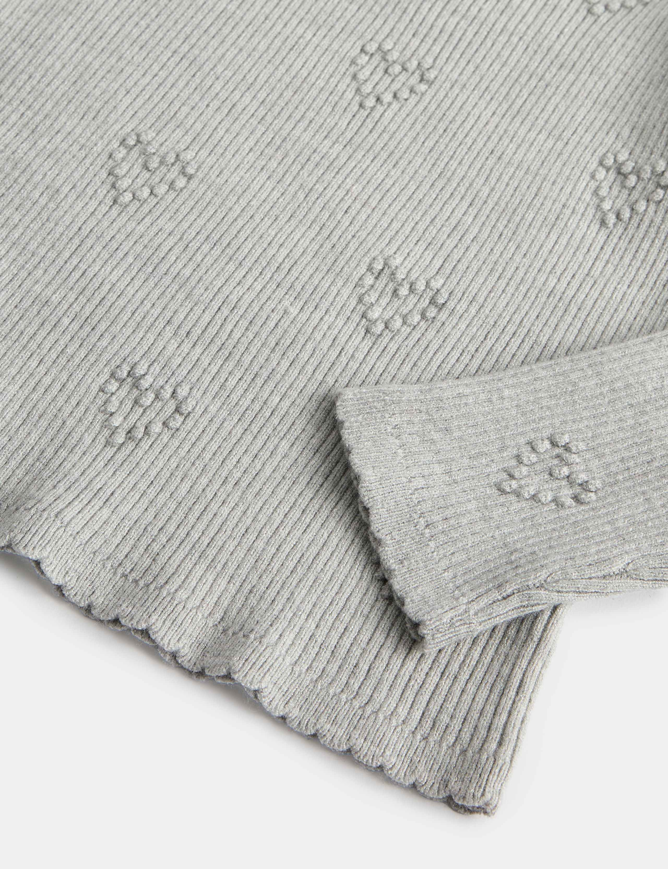 Heart Textured Knitted Top (2-10 Years) 2 of 2