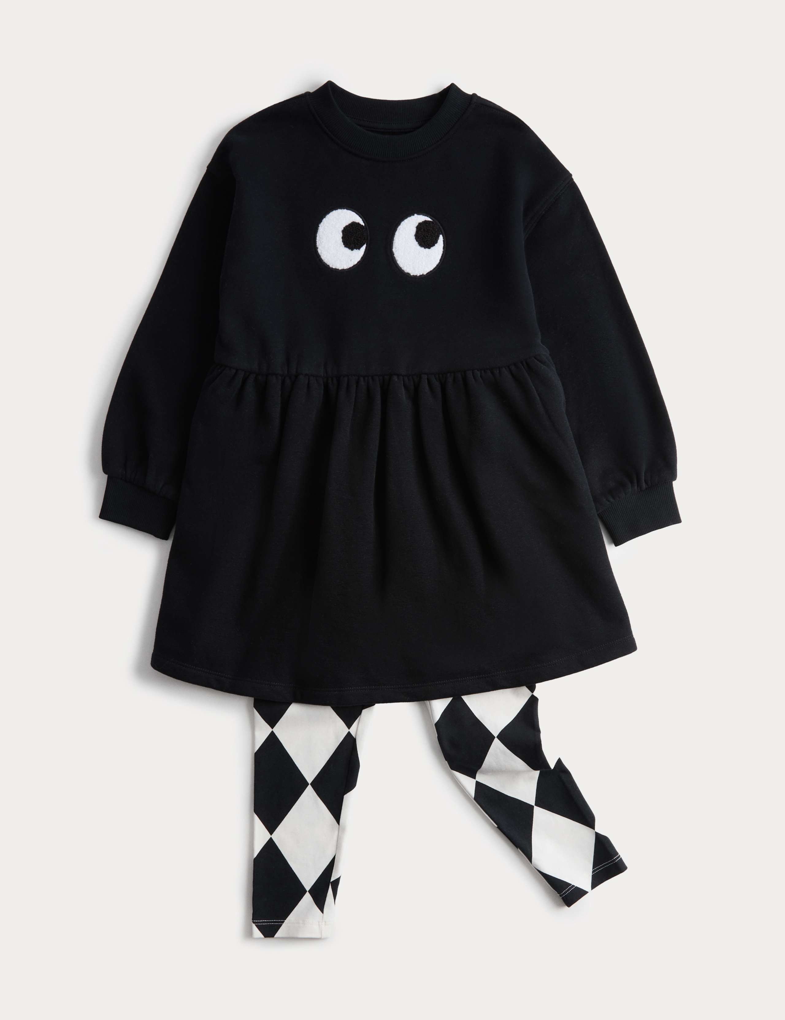 2pc Halloween Dress and Leggings Set (2-8 Yrs) 2 of 4