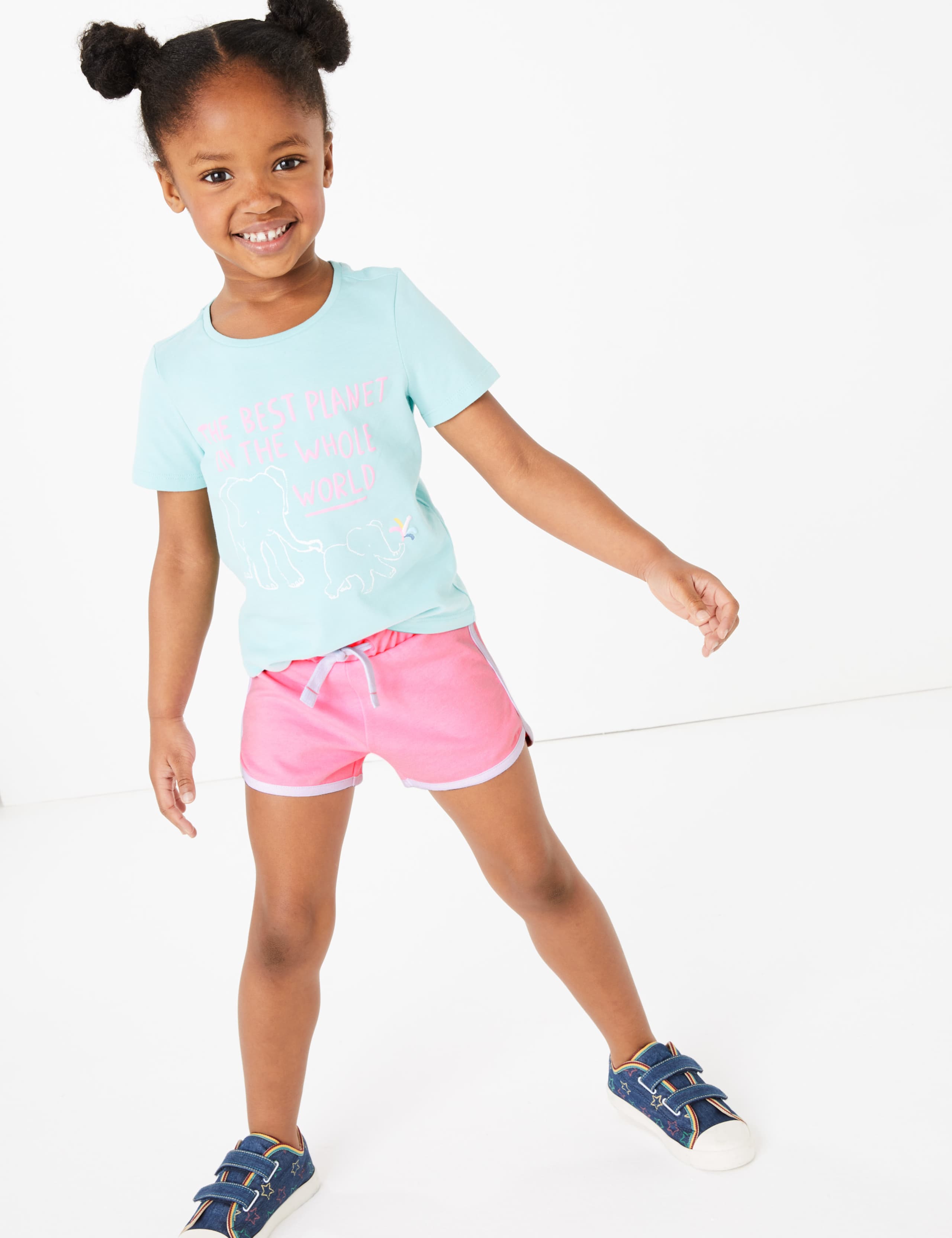 Cotton Plain Shorts (2-7 Yrs) 1 of 5