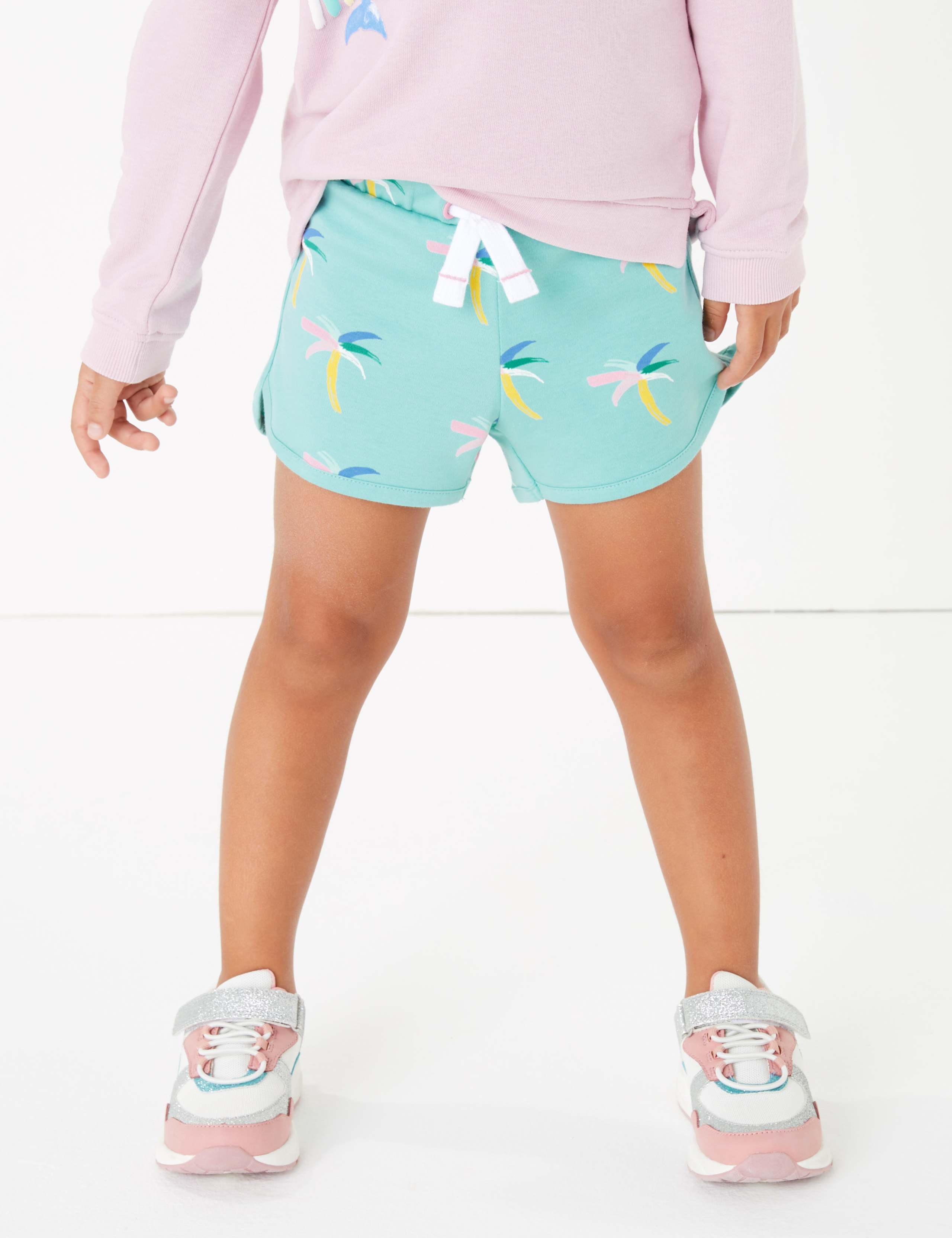 Cotton Palm Tree Print Shorts (2-7 Yrs) 4 of 5