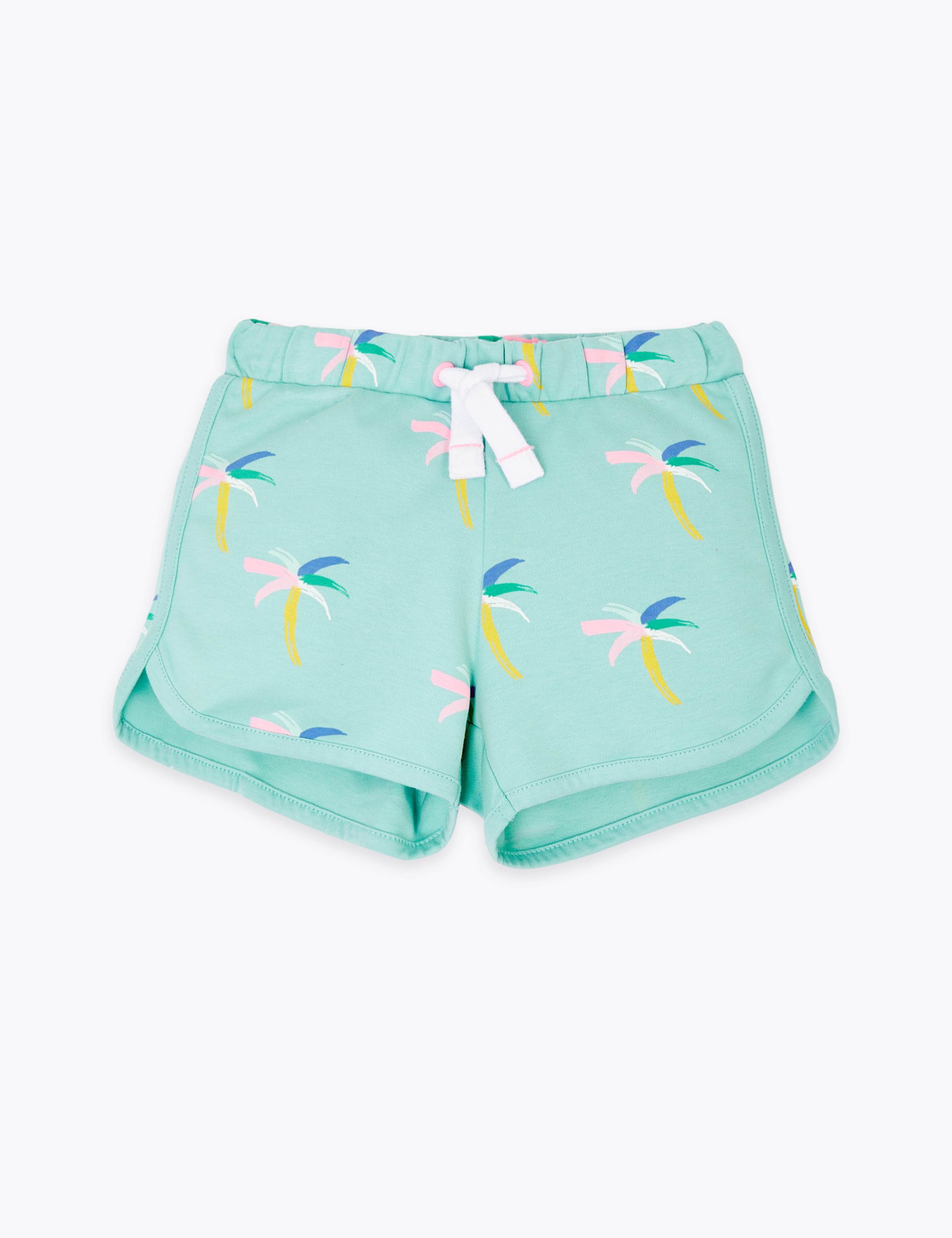 Cotton Palm Tree Print Shorts (2-7 Yrs) 2 of 5