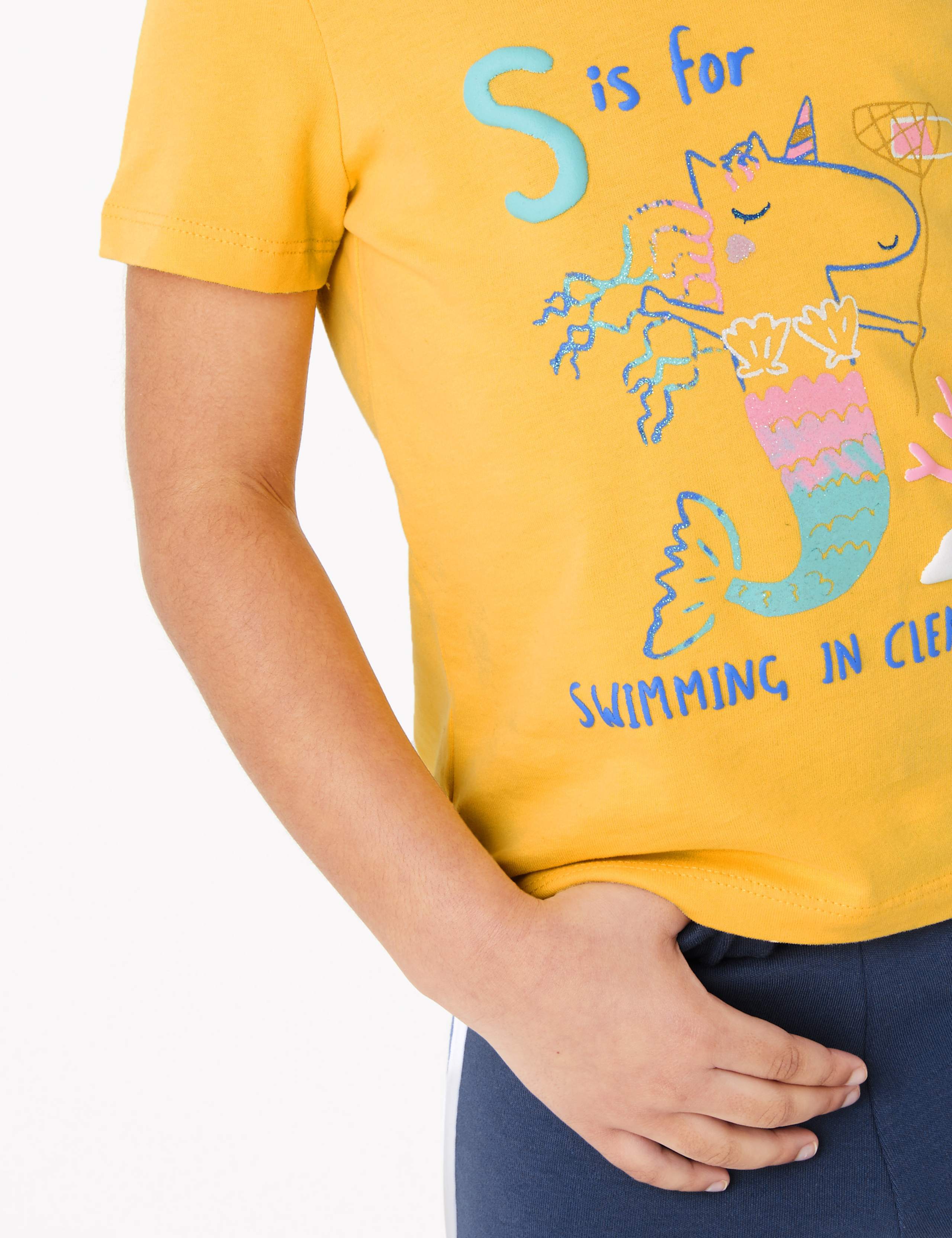 Cotton Mermicorn T-Shirt (2-7 Yrs) 3 of 5