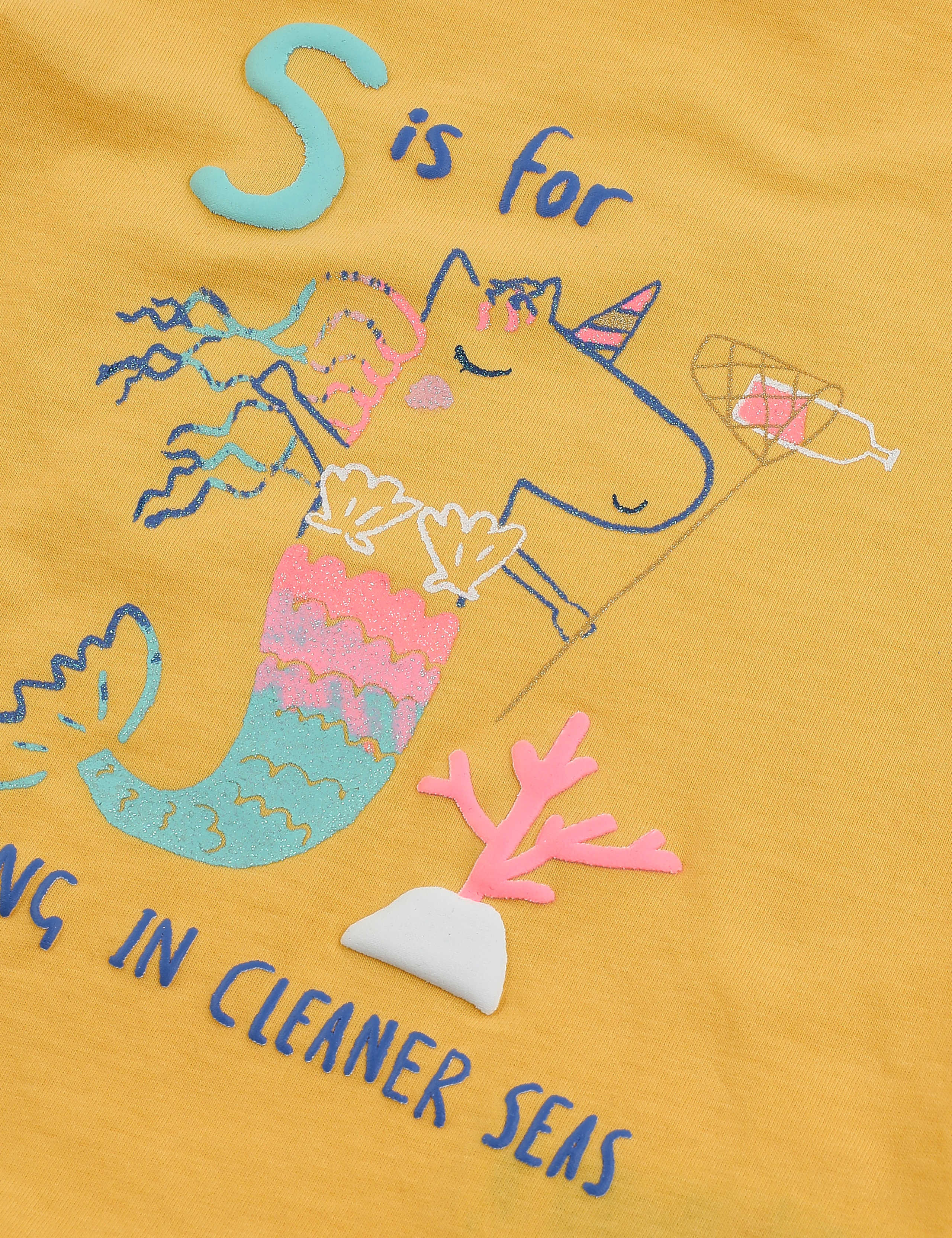 Cotton Mermicorn T-Shirt (2-7 Yrs) 5 of 5