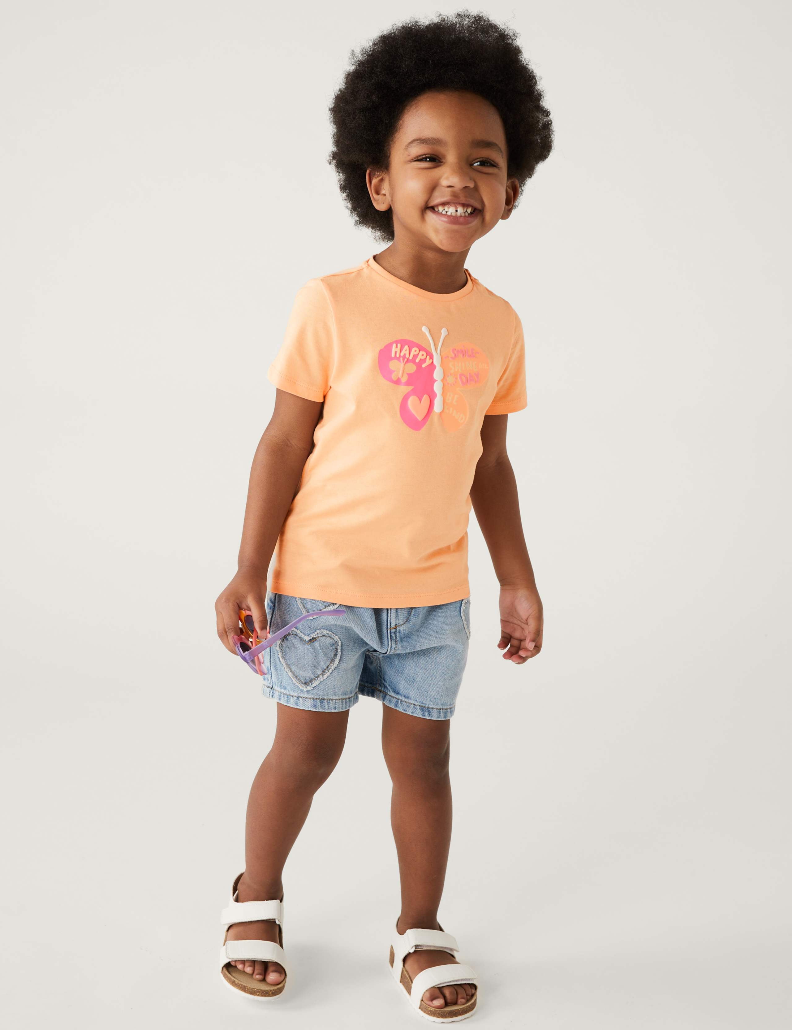 Pure Cotton Butterfly T-Shirt (2-8 Yrs) 3 of 4