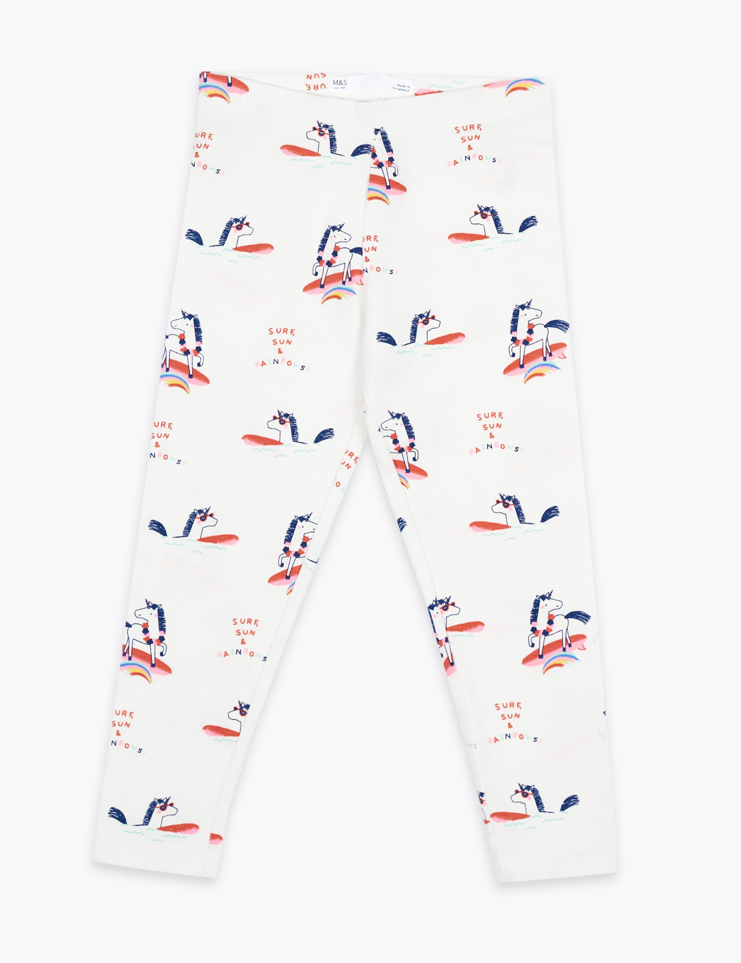Unicorn Print Leggings (2-7 Yrs) 1 of 1