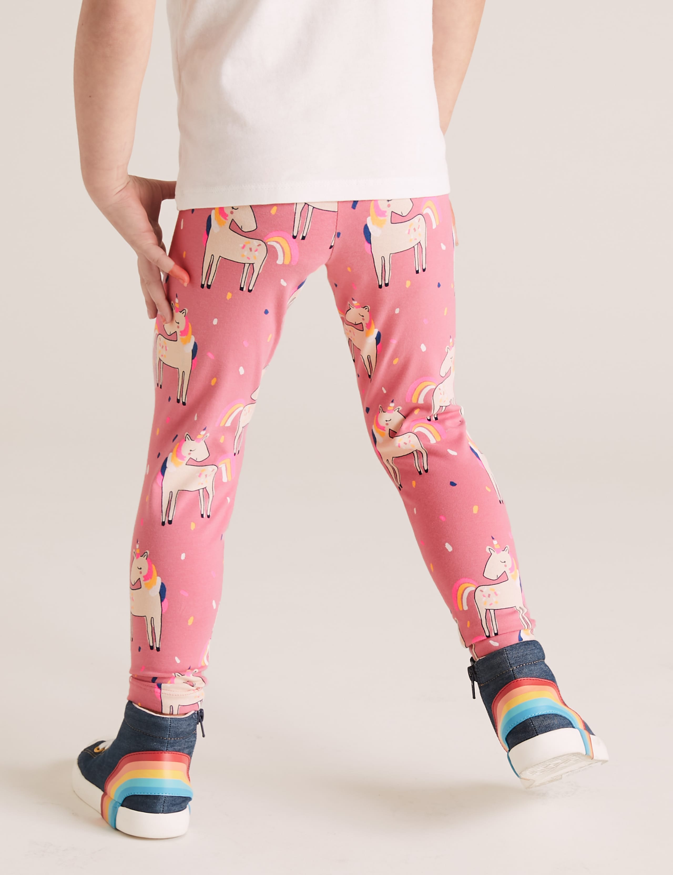 Cotton Unicorn Leggings (2-7 Yrs) 5 of 5