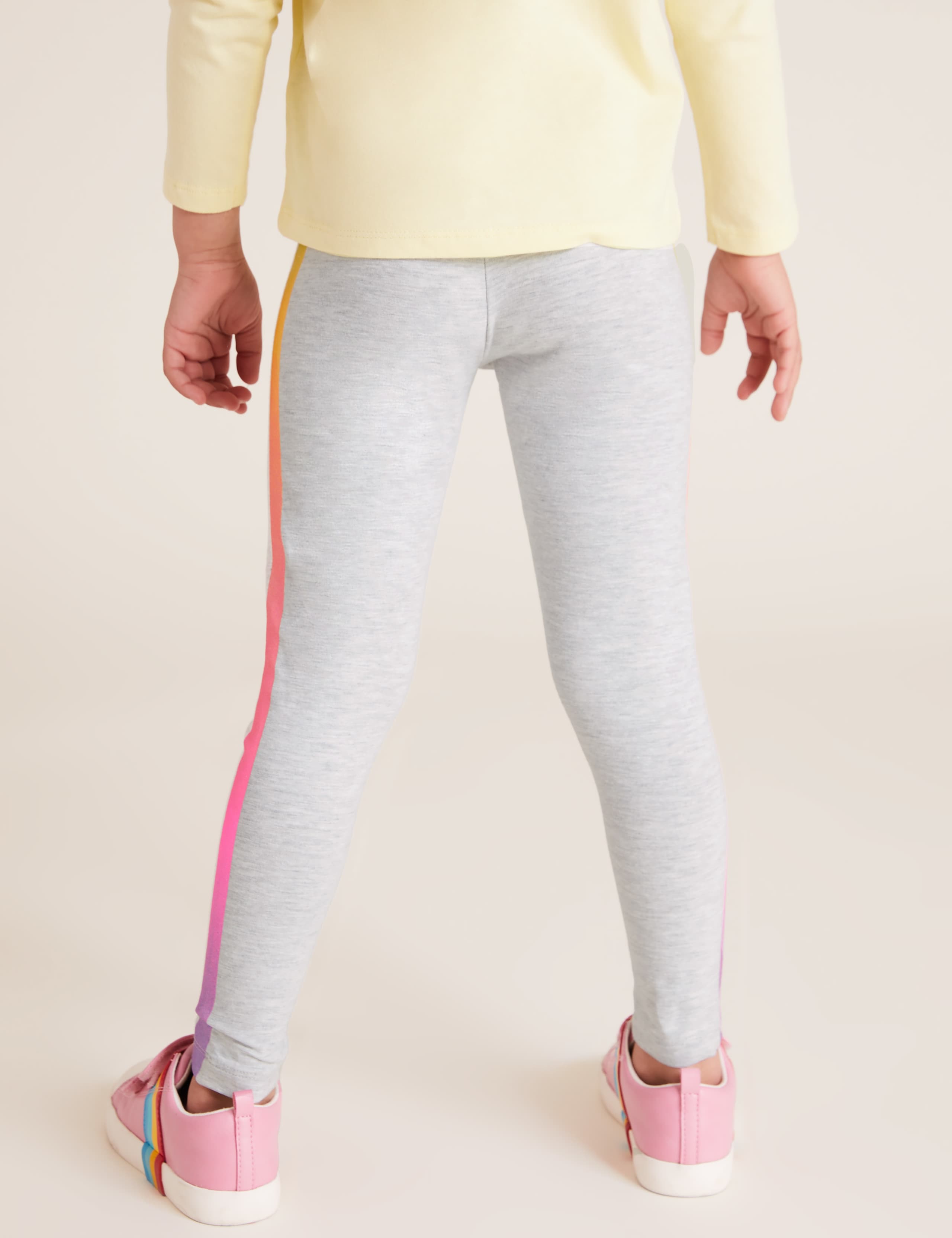 Cotton Rainbow Tape Leggings (2-7 Yrs) 5 of 6