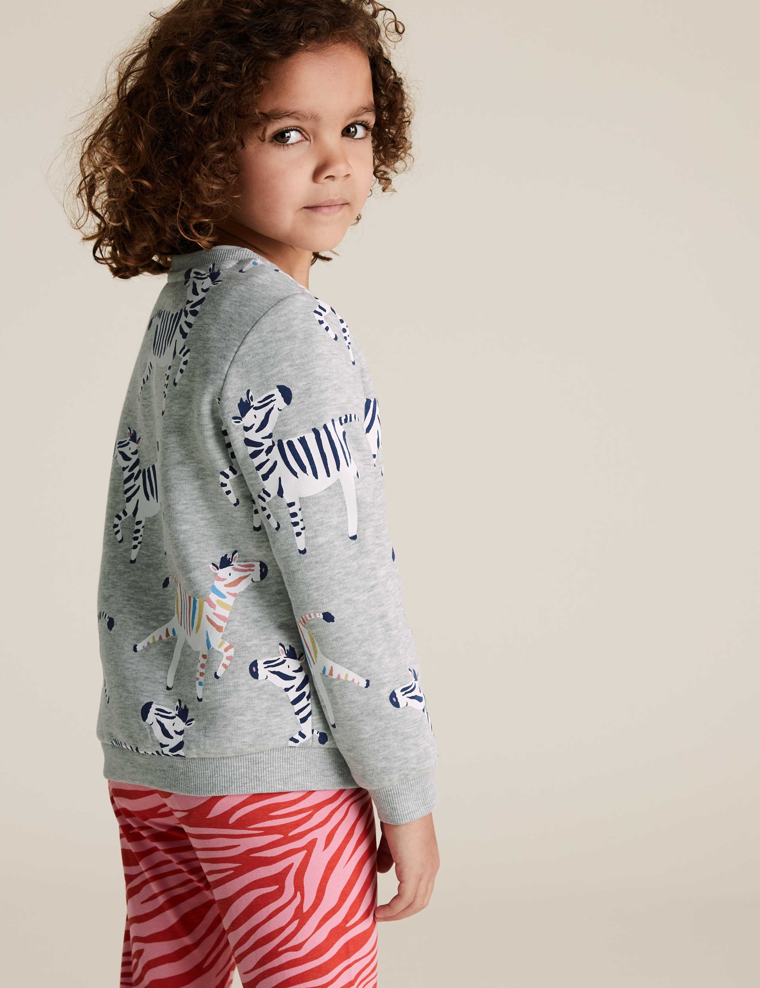 Cotton Zebra Sweatshirt (2-7 yrs) 4 of 4