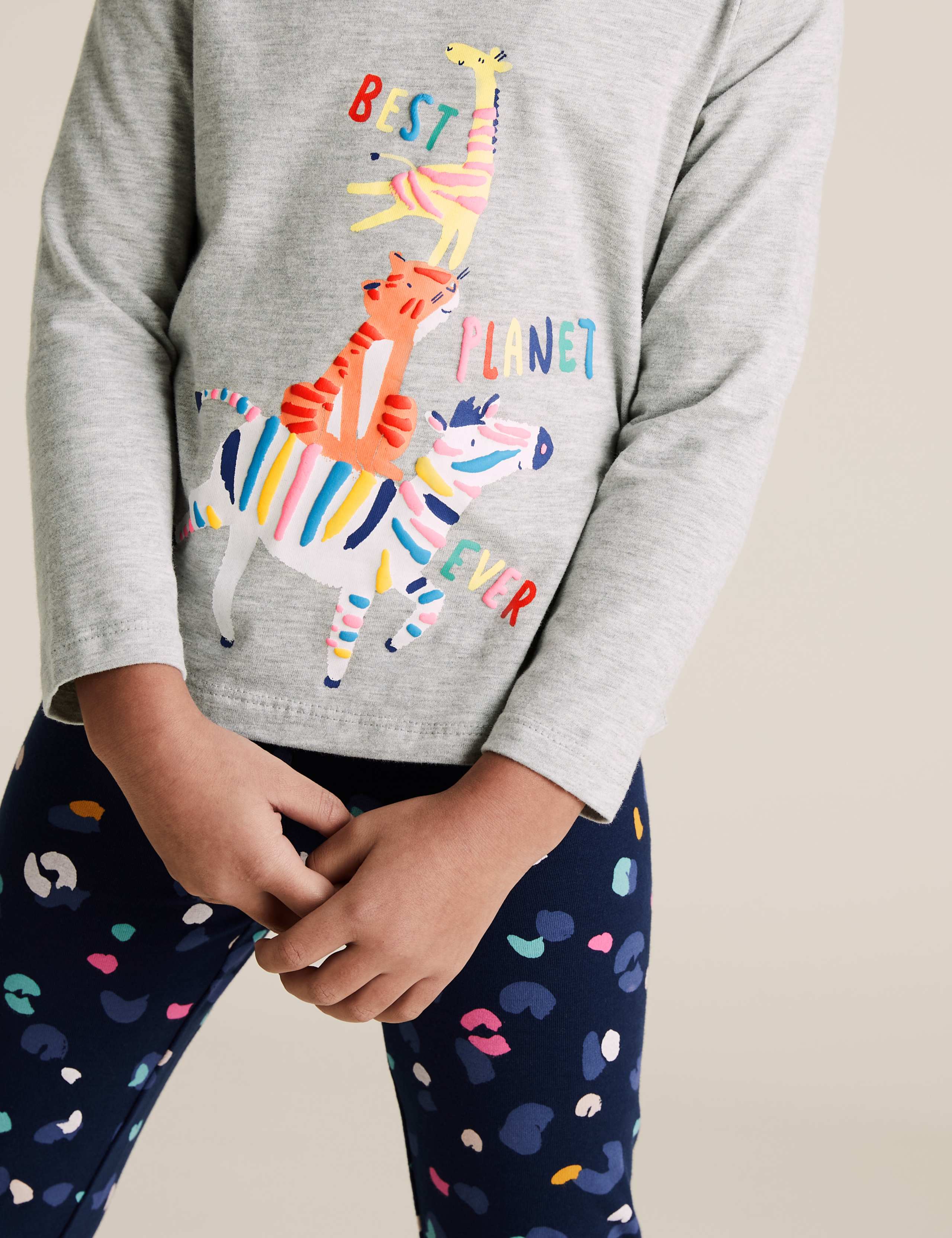 Pure Cotton Animal Top (2-7 Yrs) 3 of 5